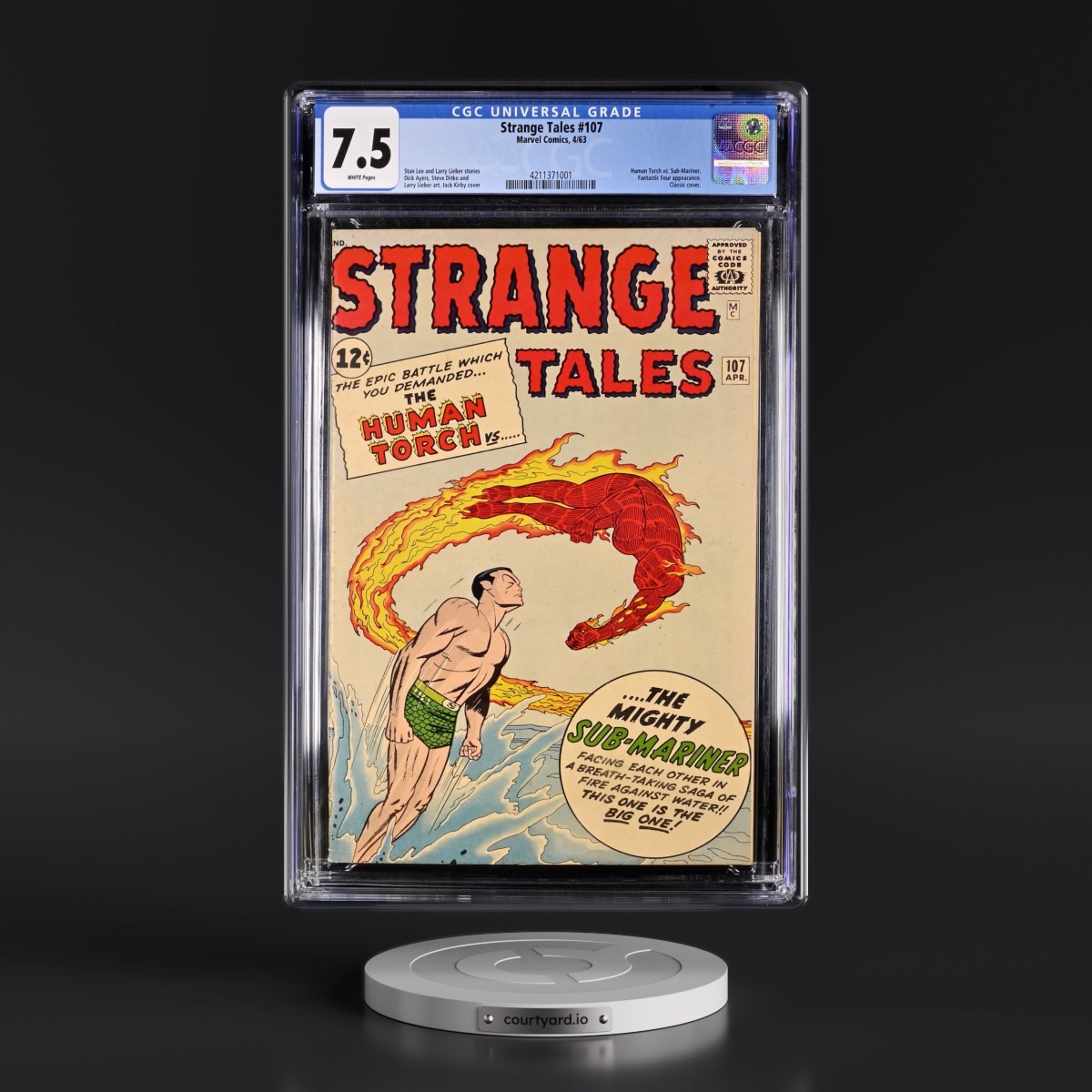 Strange Tales #107 CGC 7.5 White Pages (Marvel Comics, 4/63) - Universal