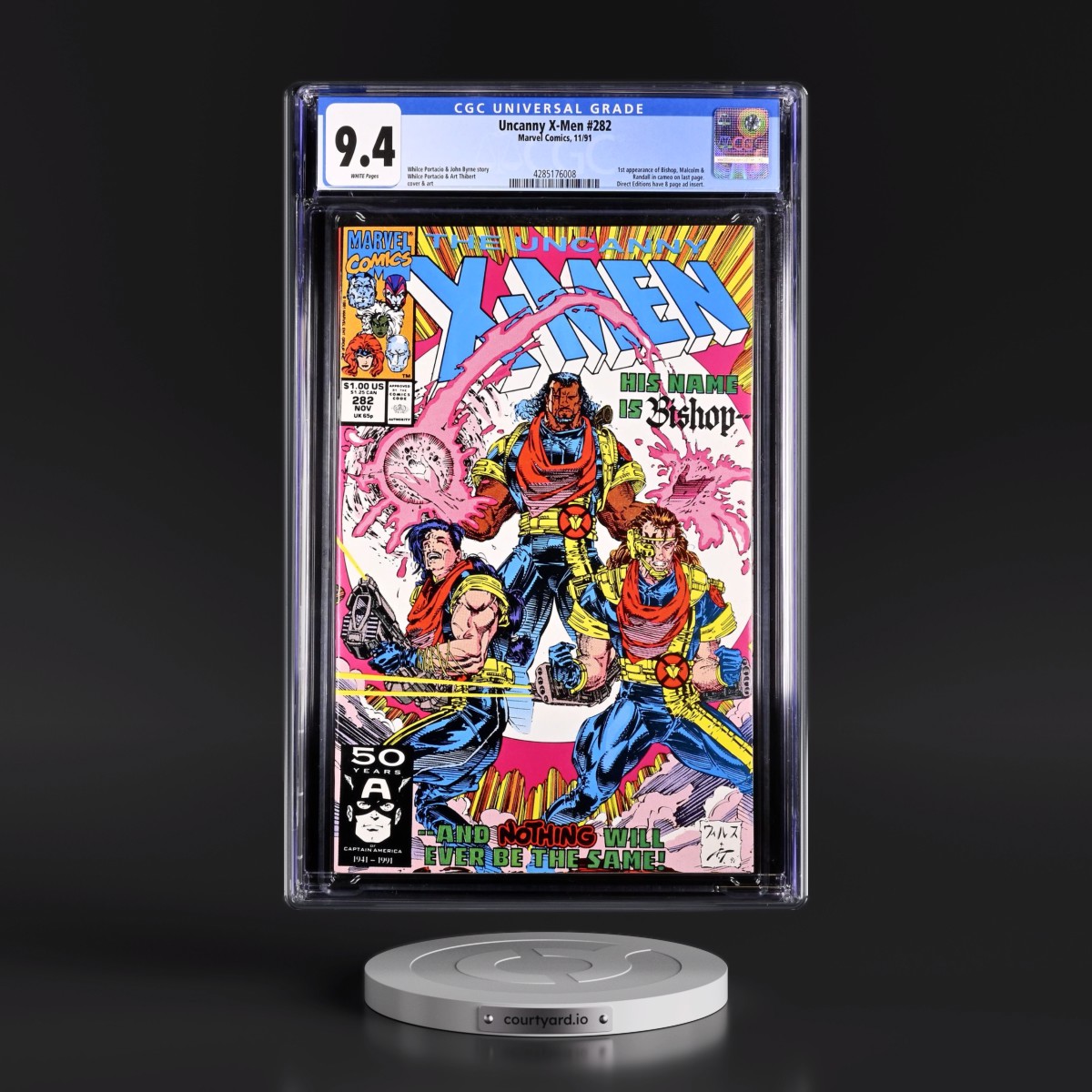 Uncanny X-Men #282 CGC 9.4 White Pages (Marvel Comics, 11/91) - Universal