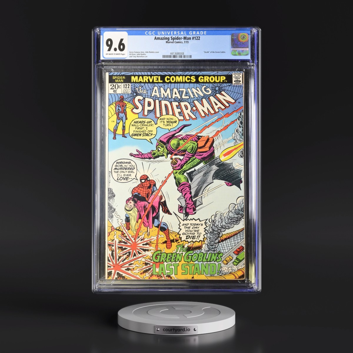 Amazing Spider-Man #122 CGC 9.6 Off-white to White Pages (Marvel Comics, 7/73) - Universal