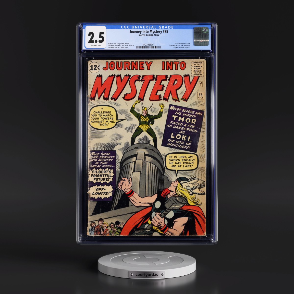 Journey Into Mystery #85 CGC 2.5 Off-white Pages (Marvel Comics, 10/62) - Universal