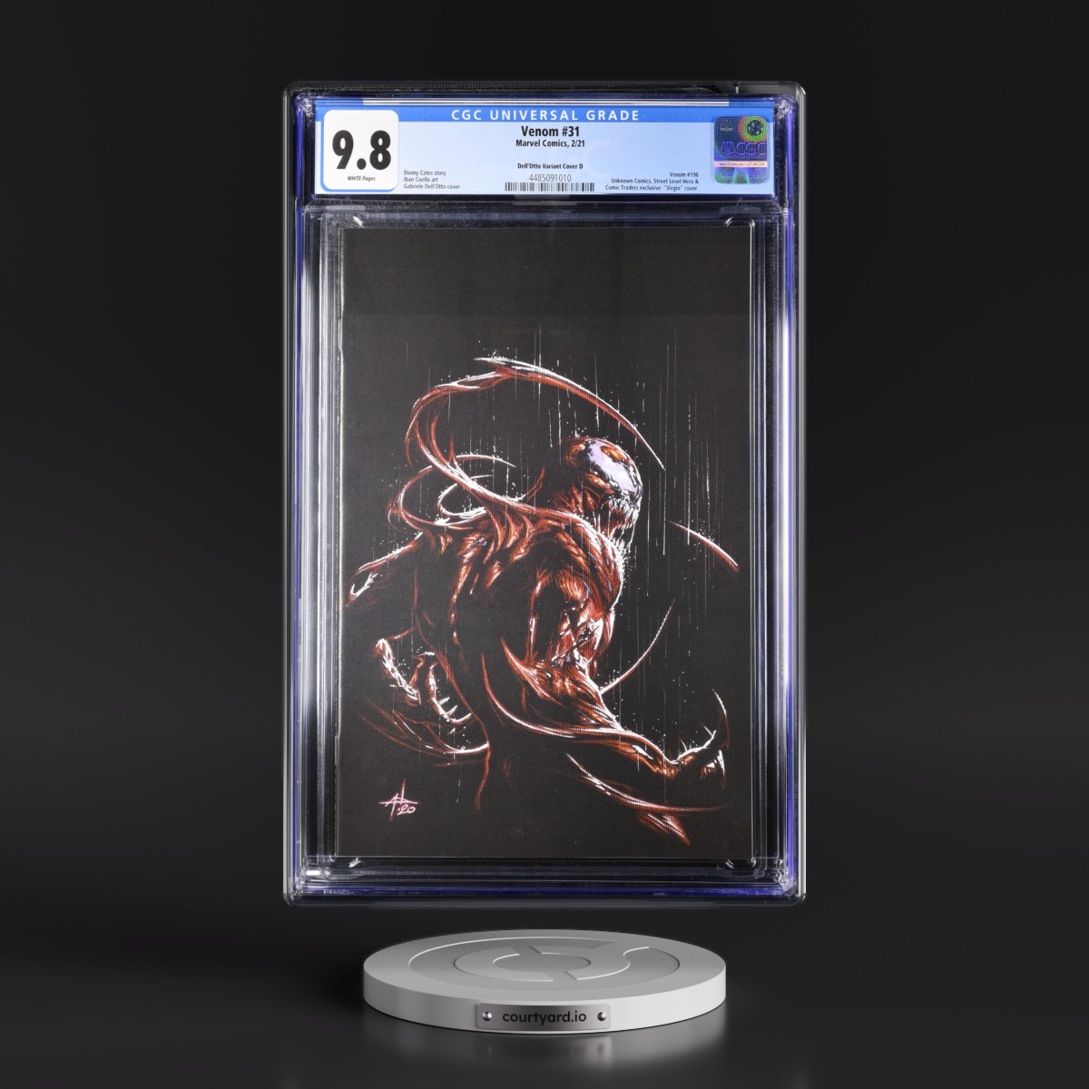 Venom #31 CGC 9.8 White Pages (Marvel Comics, 2/21) - Universal Dell'Otto Variant Cover D