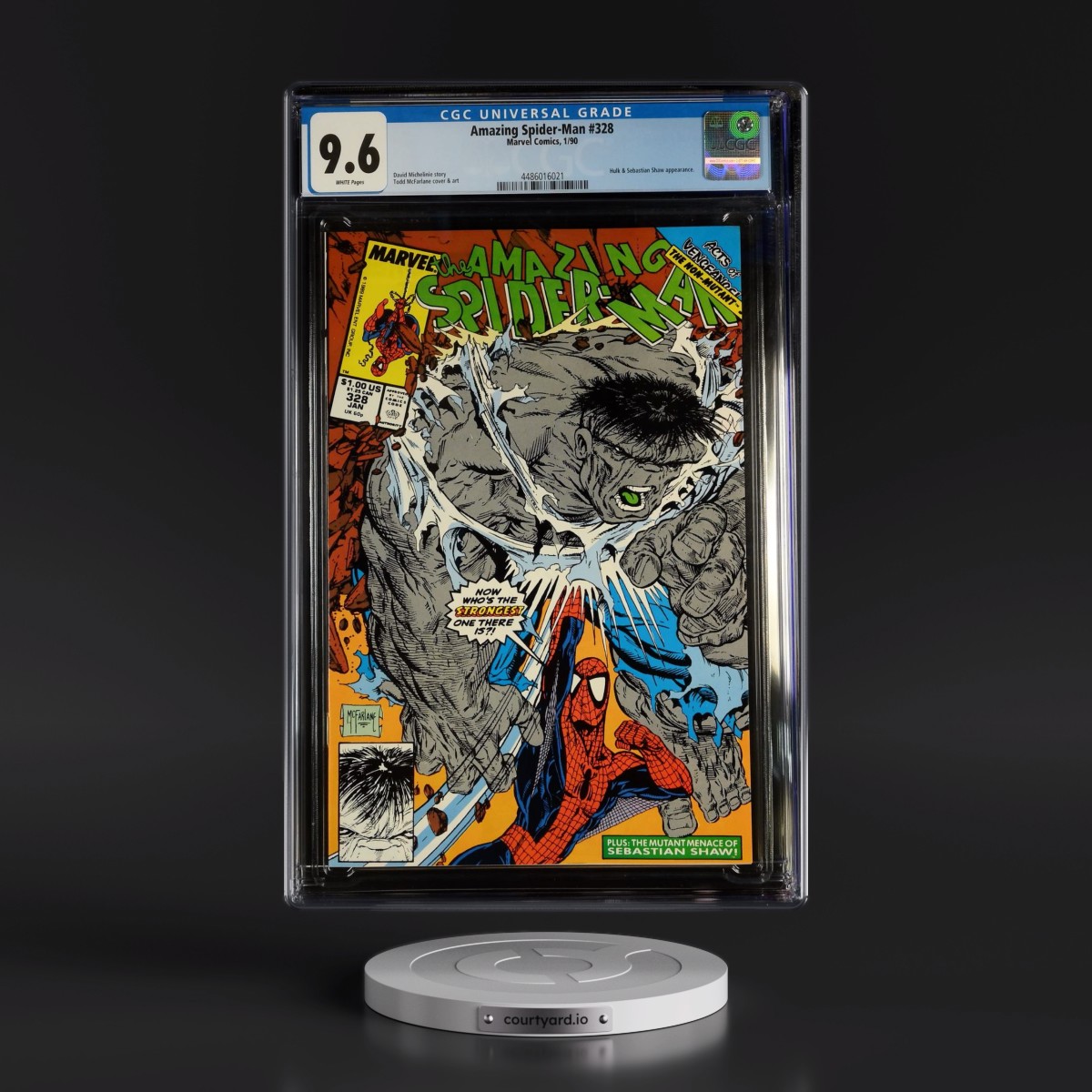 Amazing Spider-Man #328 CGC 9.6 White Pages (Marvel Comics, 1/90) - Universal