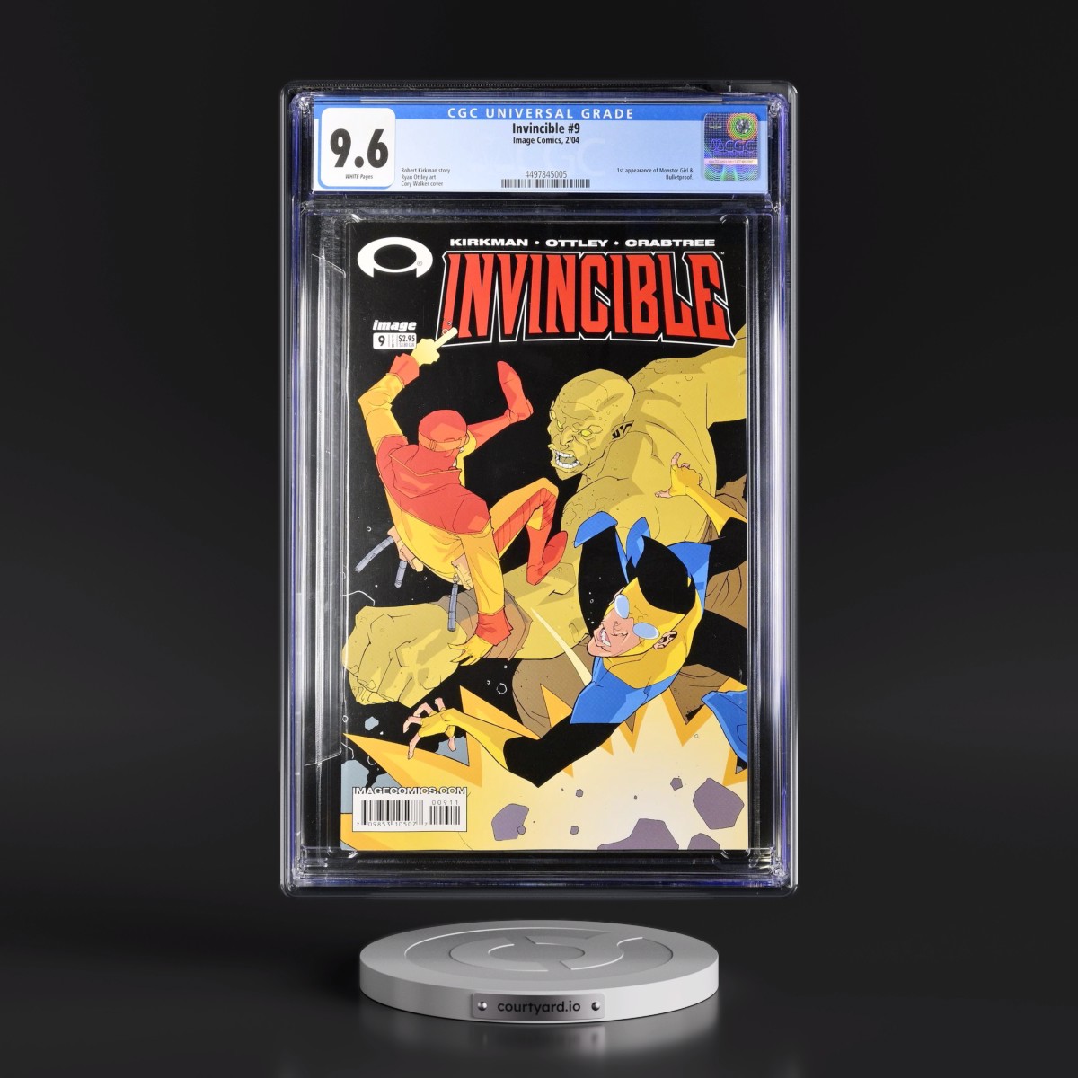 Invincible #9 CGC 9.6 White Pages (Image Comics, 2/04) - Universal