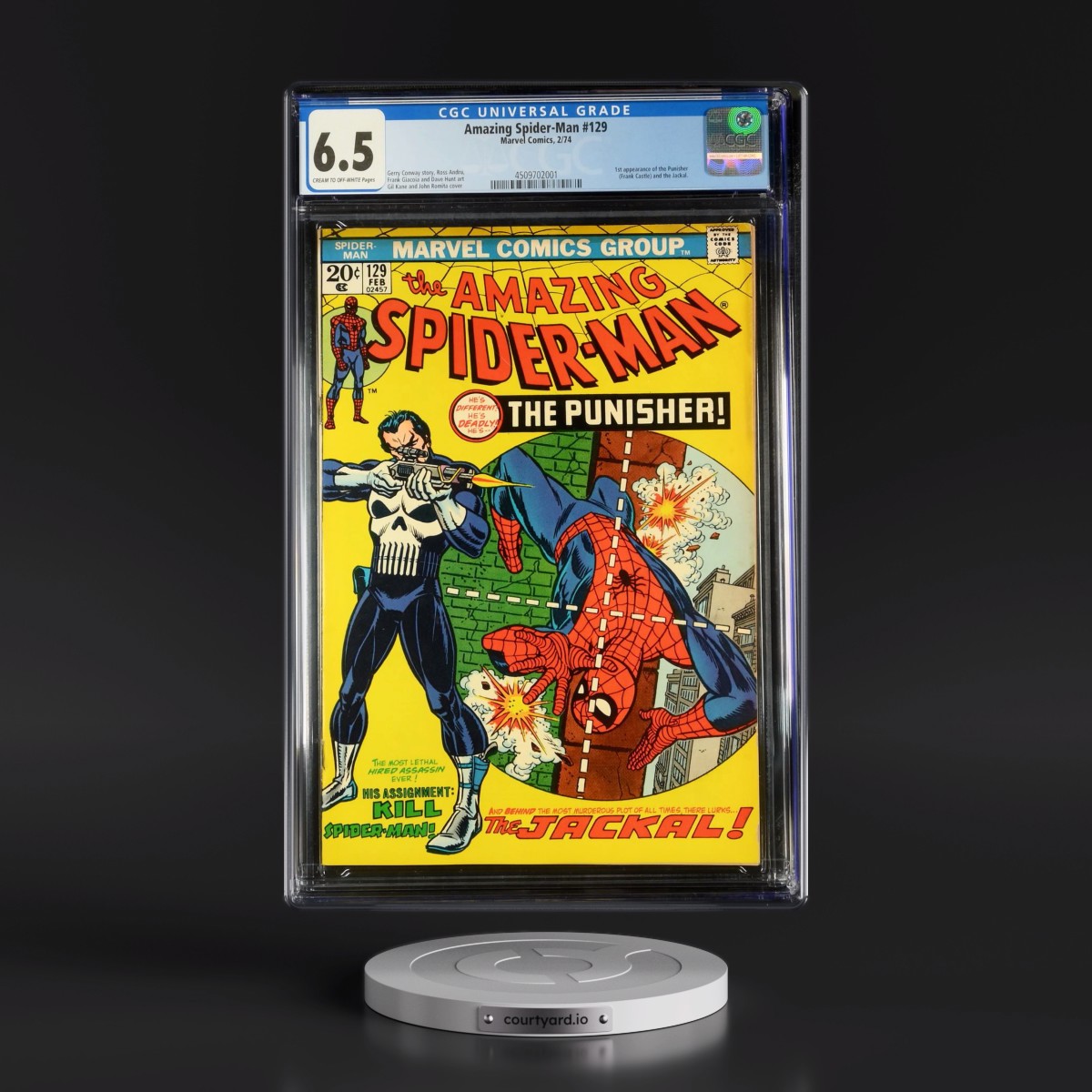 Amazing Spider-Man #129 CGC 6.5 Cream to Off-white Pages (Marvel Comics, 2/74) - Universal