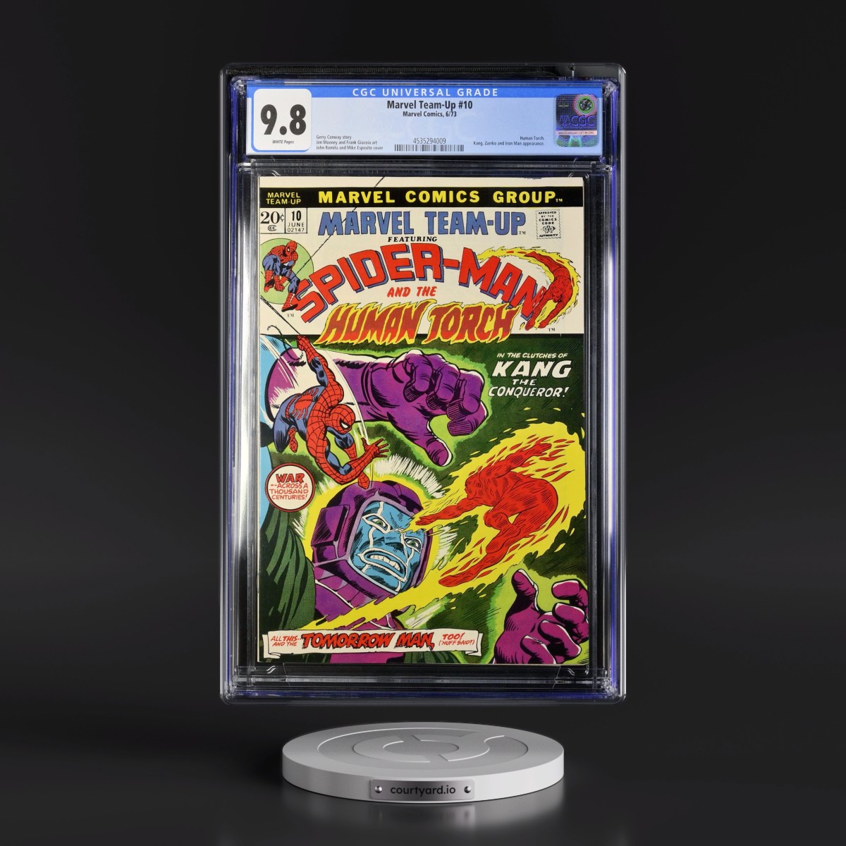 Marvel Team-Up #10 CGC 9.8 White Pages (Marvel Comics, 6/73) - Universal