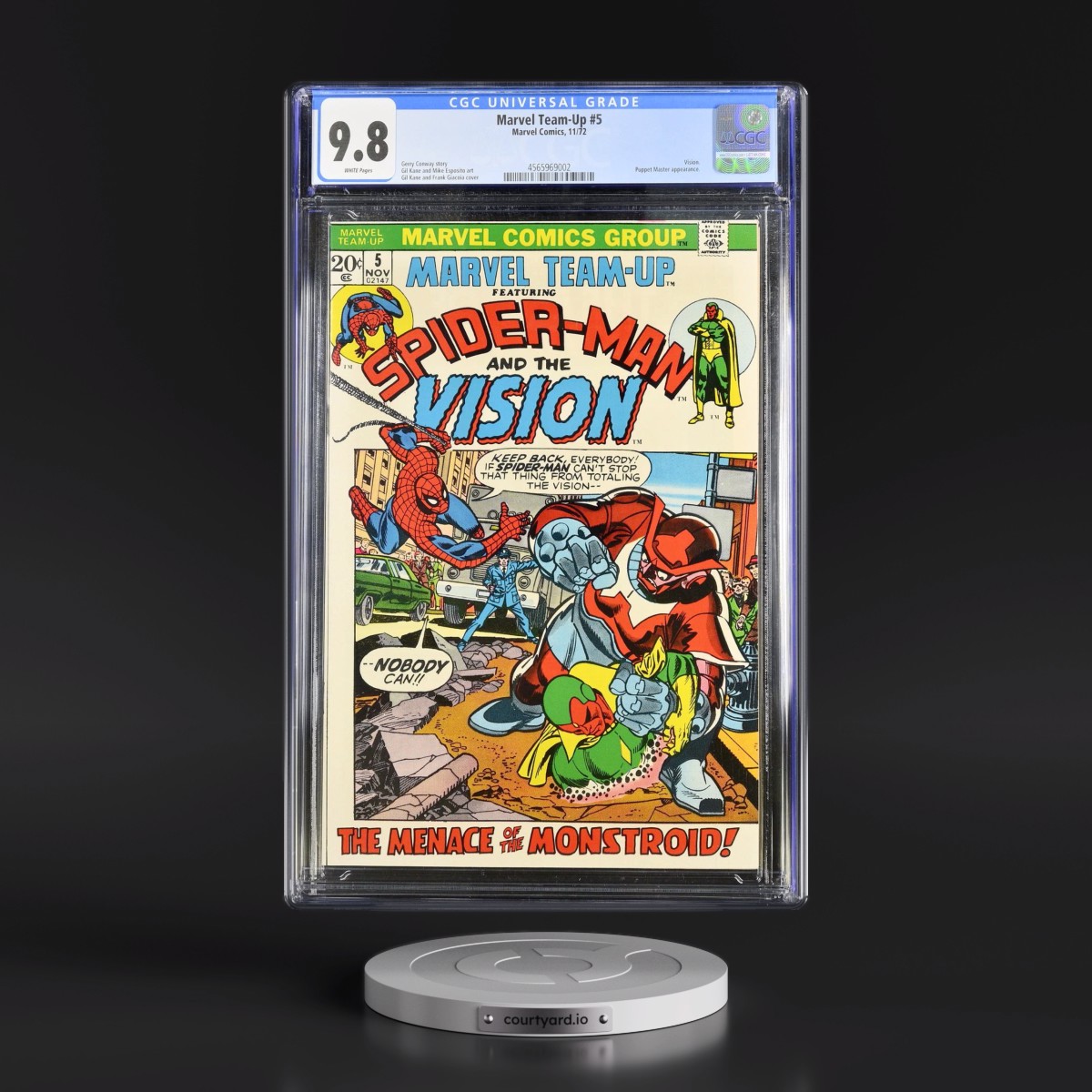 Marvel Team-Up #5 CGC 9.8 White Pages (Marvel Comics, 11/72) - Universal