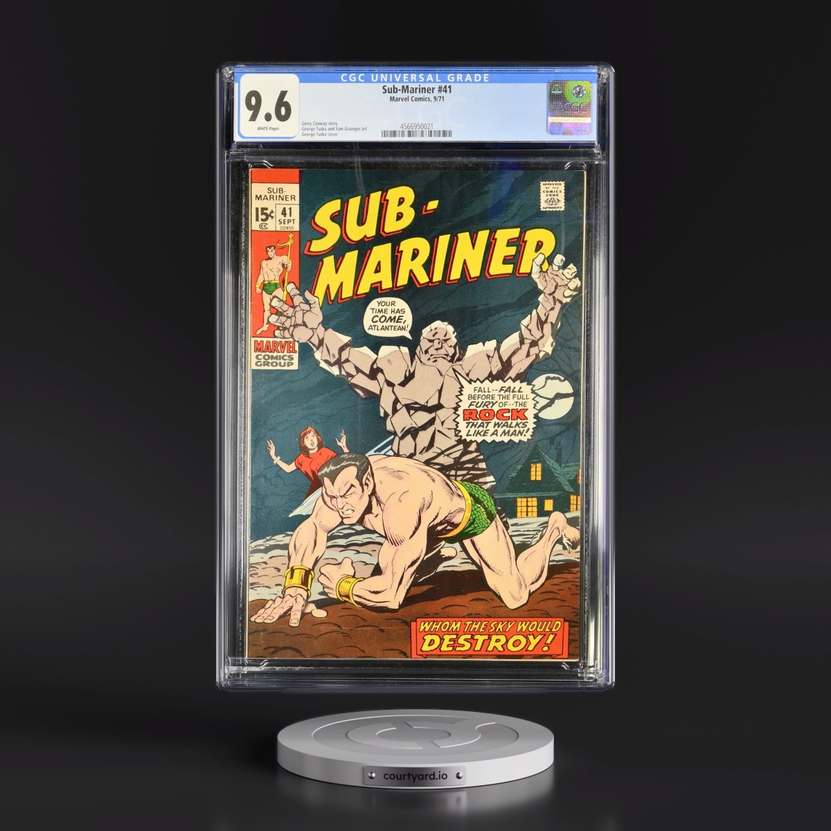 Sub-Mariner #41 CGC 9.6 White Pages (Marvel Comics, 9/71)