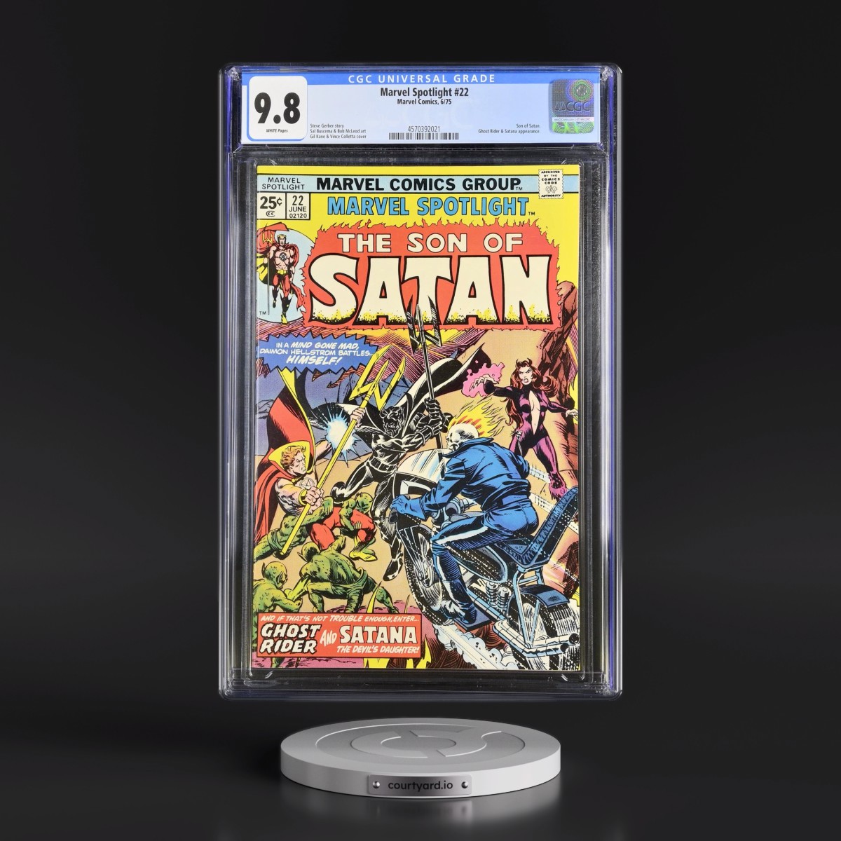 Marvel Spotlight #22 CGC 9.8 White Pages (Marvel Comics, 6/75)