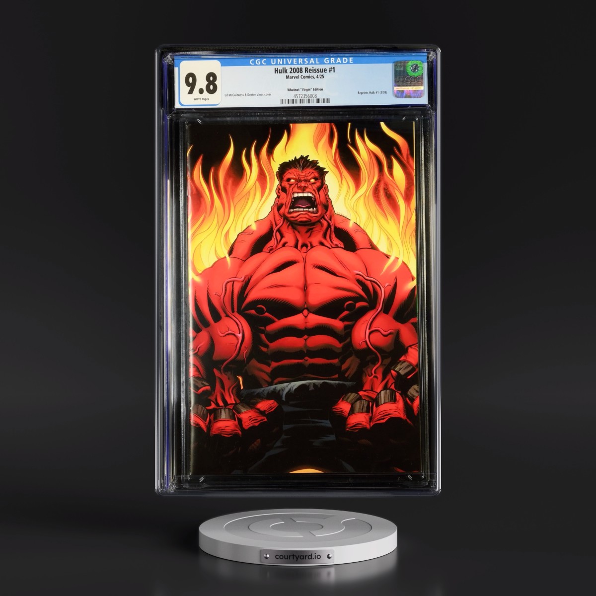 Hulk 2008 Reissue #1 CGC 9.8 White Pages (Marvel Comics, 4/25) - Universal Whatnot "Virgin" Edition