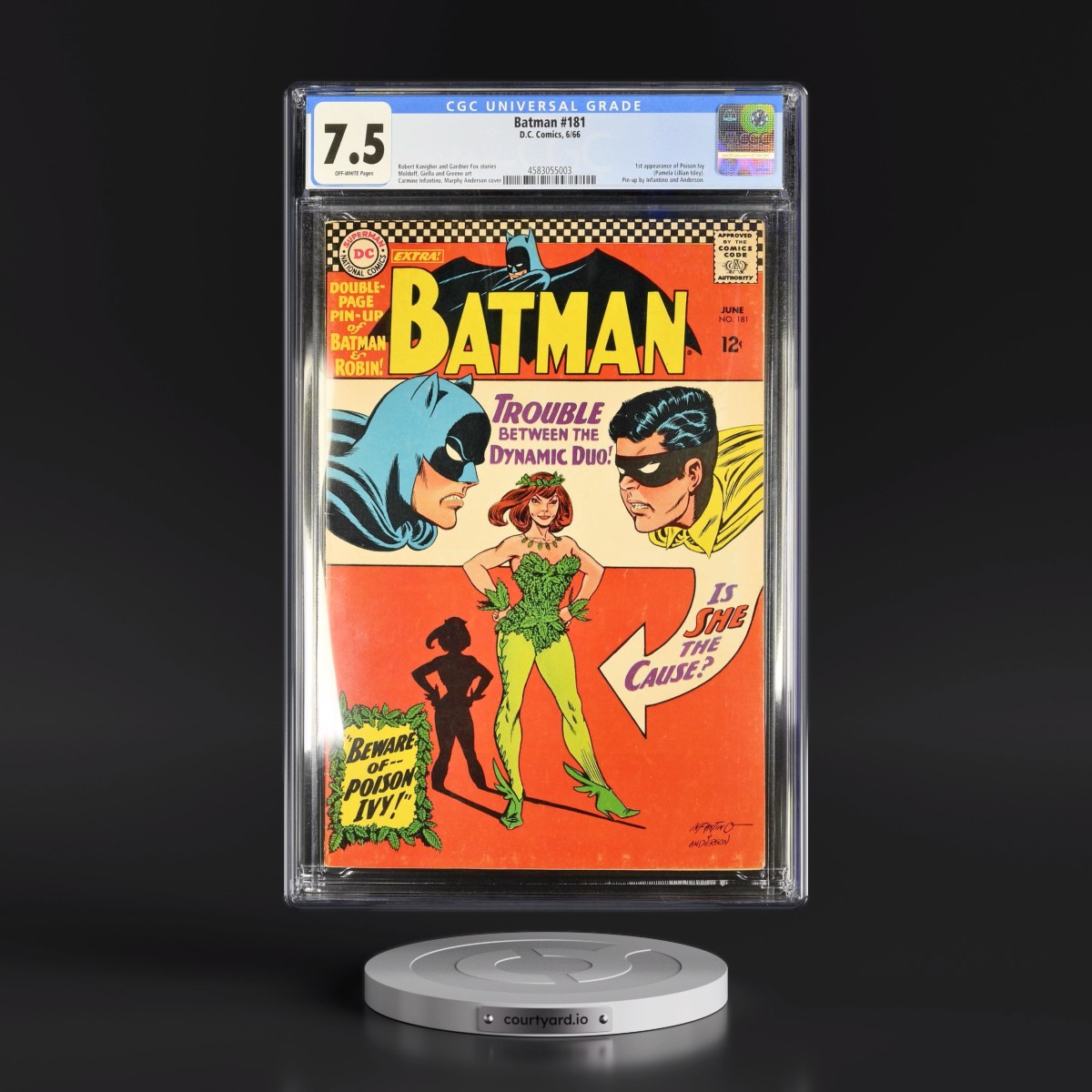 Batman #181 CGC 7.5 Off-white Pages (DC Comics, 6/66)