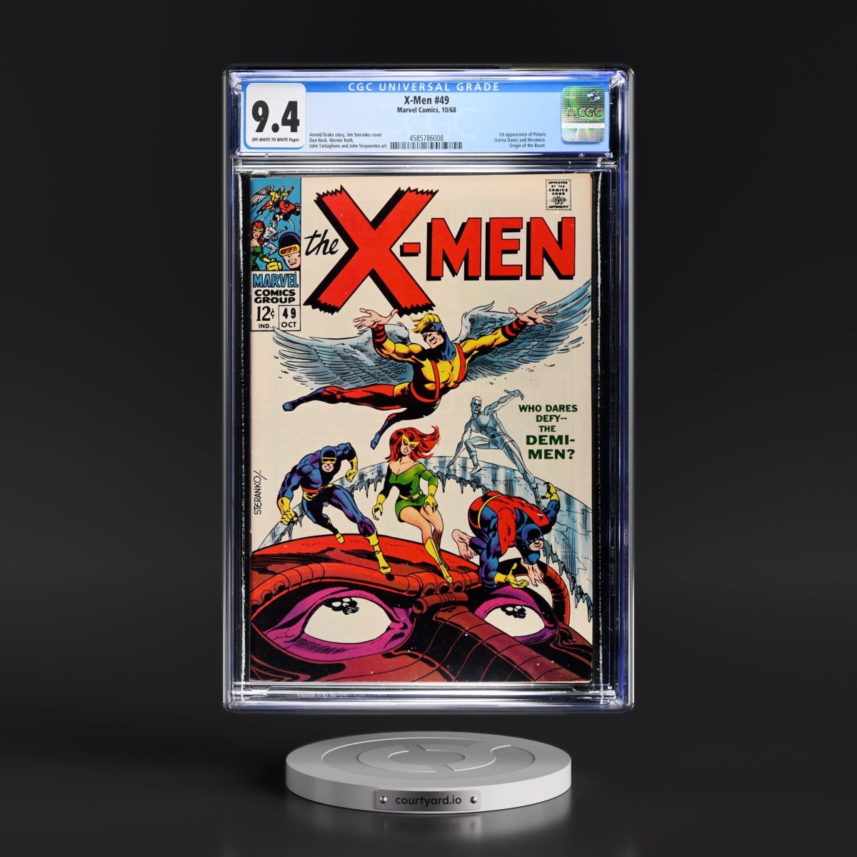 X-Men #49 CGC 9.4 Off-white to White Pages (Marvel Comics, 10/68)