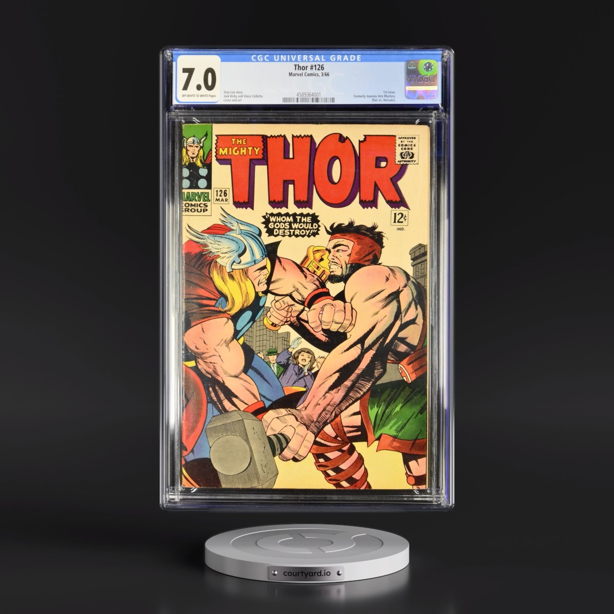 Thor #126 CGC 7.0 Off-white to White Pages (Marvel Comics, 3/66) - Universal