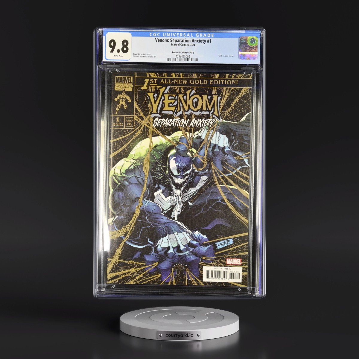 Venom: Separation Anxiety #1 CGC 9.8 White Pages (Marvel Comics, 7/24)