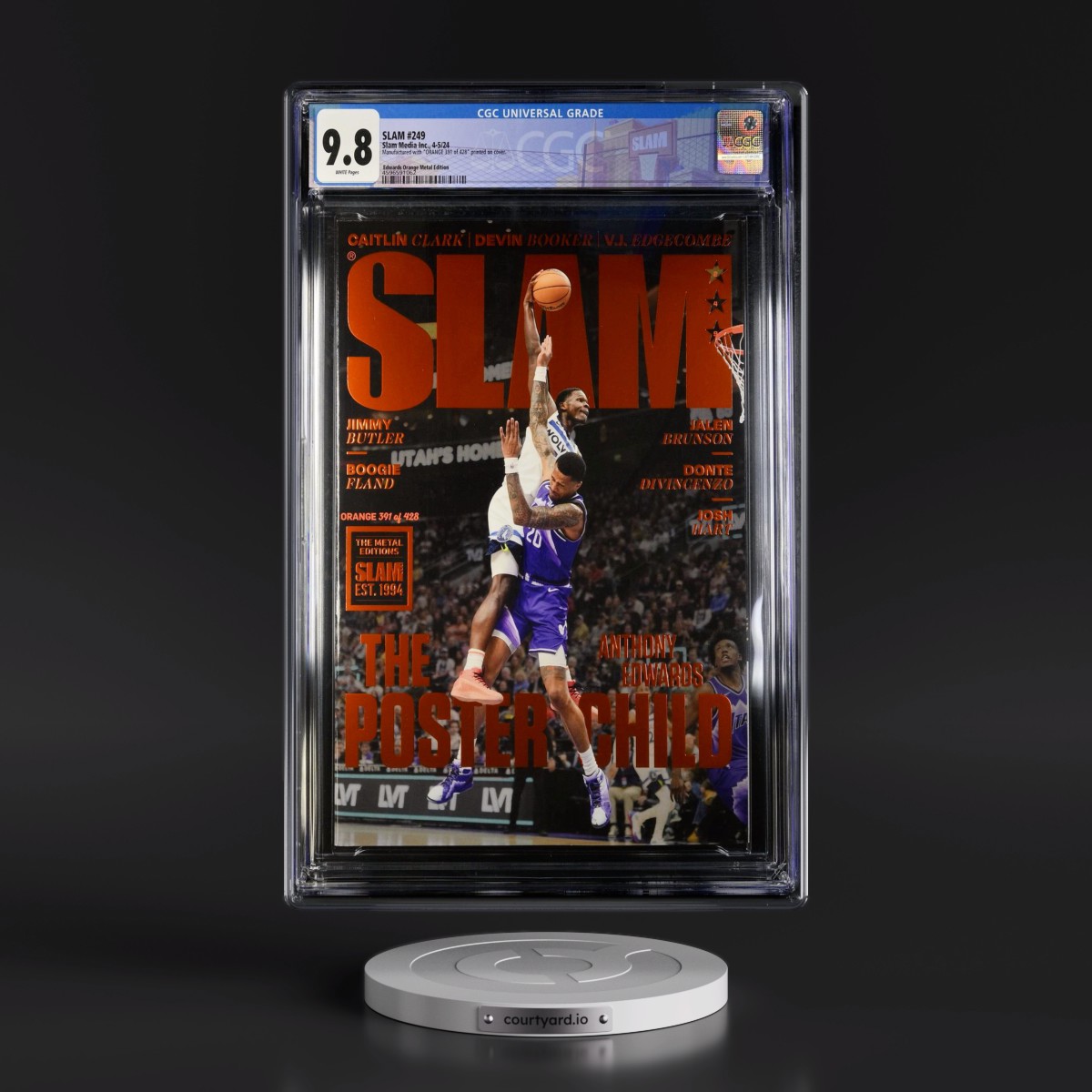SLAM #249 CGC 9.8 White Pages (Slam Media Inc., 4-5/24) - Universal Edwards Orange Metal Edition