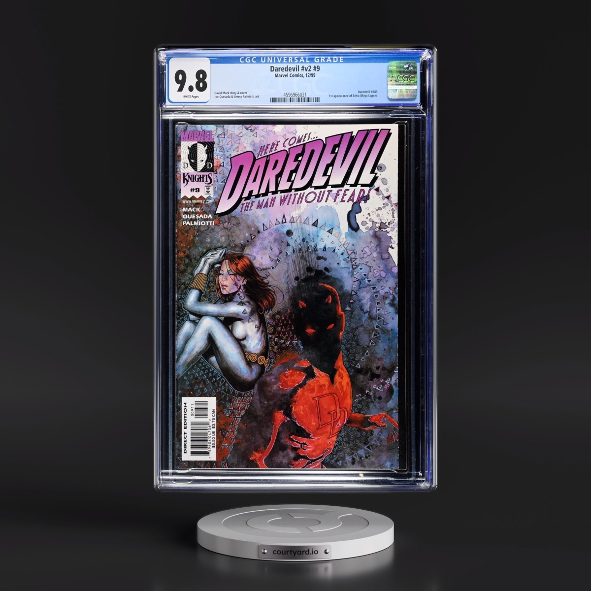 Daredevil #v2 #9 CGC 9.8 White Pages (Marvel Comics, 12/99)