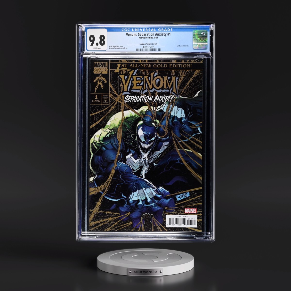 Venom: Separation Anxiety #1 CGC 9.8 White Pages (Marvel Comics, 7/24)
