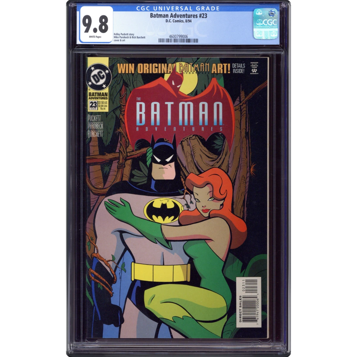 Batman Adventures #23 CGC 9.8 White Pages (D.C. Comics, 8/94)