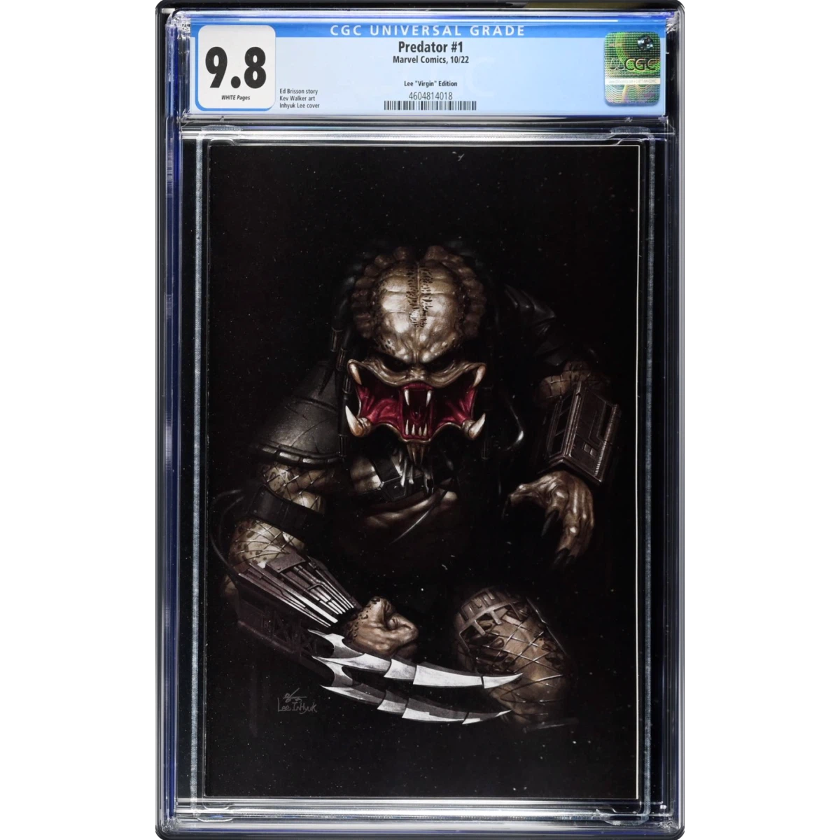 Predator #1 CGC 9.8 White Pages (Marvel Comics, 10/22)