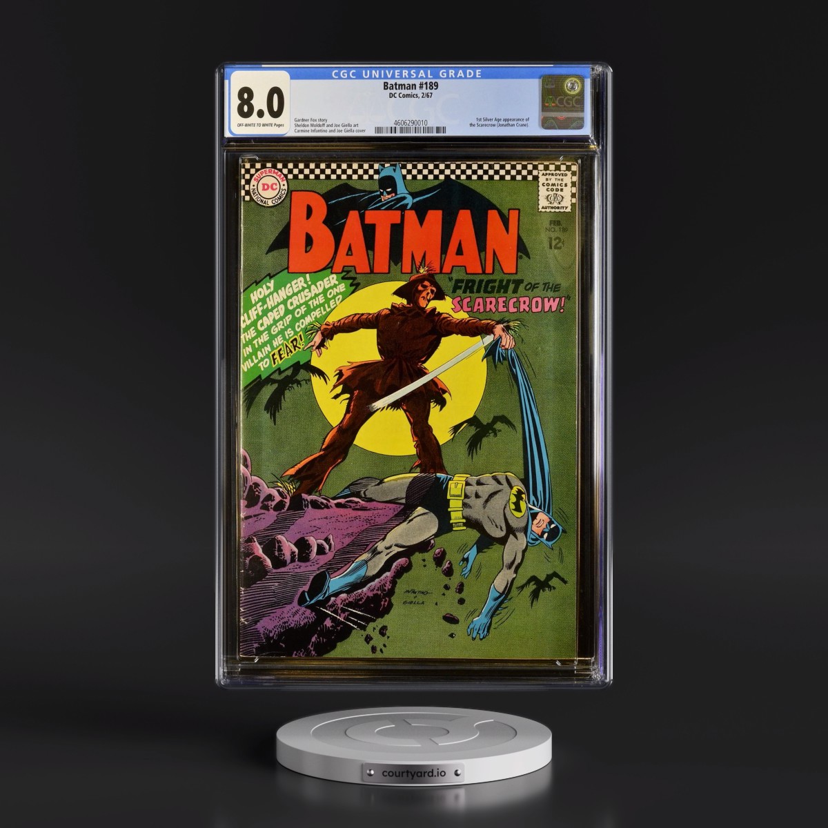 Batman #189 CGC 8.0 Off-white to White Pages (DC Comics, 2/67)