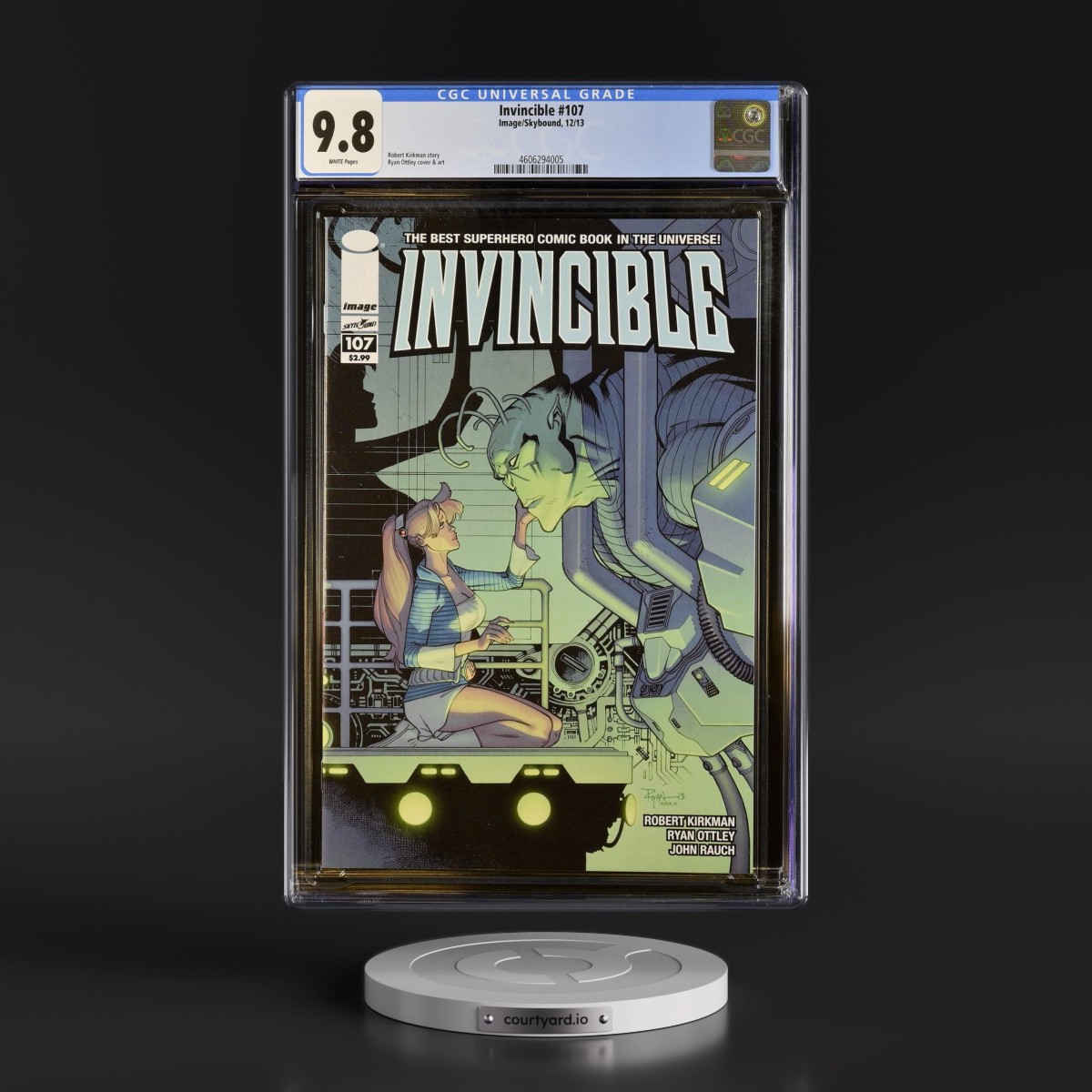 Invincible #107 CGC 9.8 White Pages (Image/Skybound, 12/13)