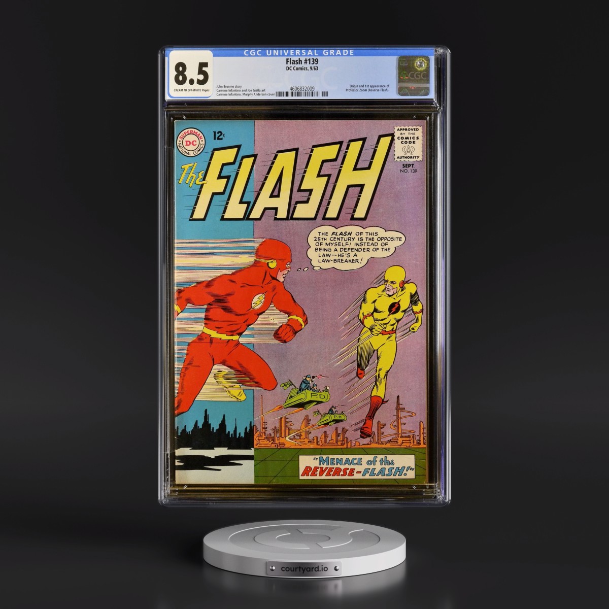 Flash #139 CGC 8.5 Cream to Off-white Pages (DC Comics, 9/63)