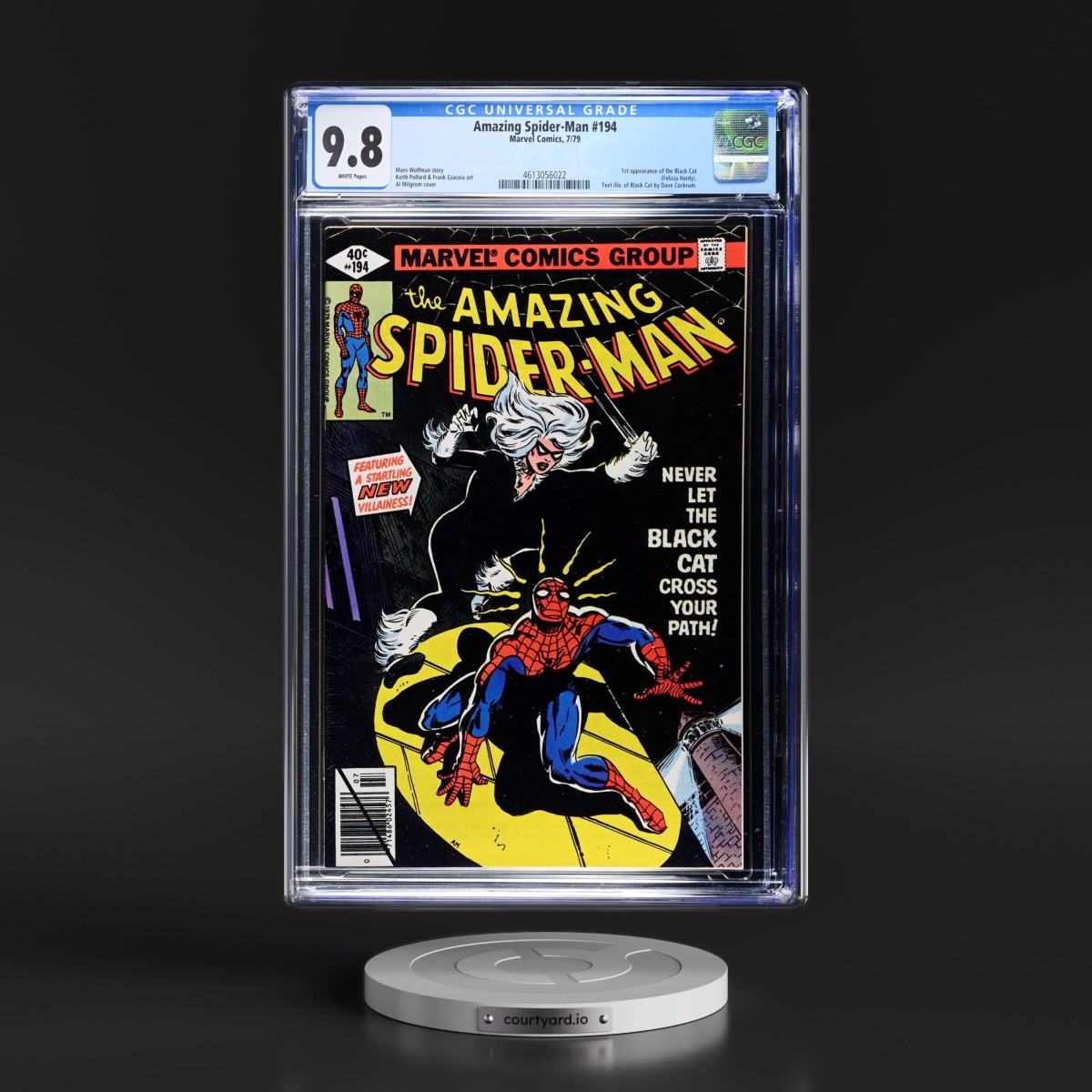 Amazing Spider-Man #194 CGC 9.8 White Pages (Marvel Comics, 7/79) - Universal