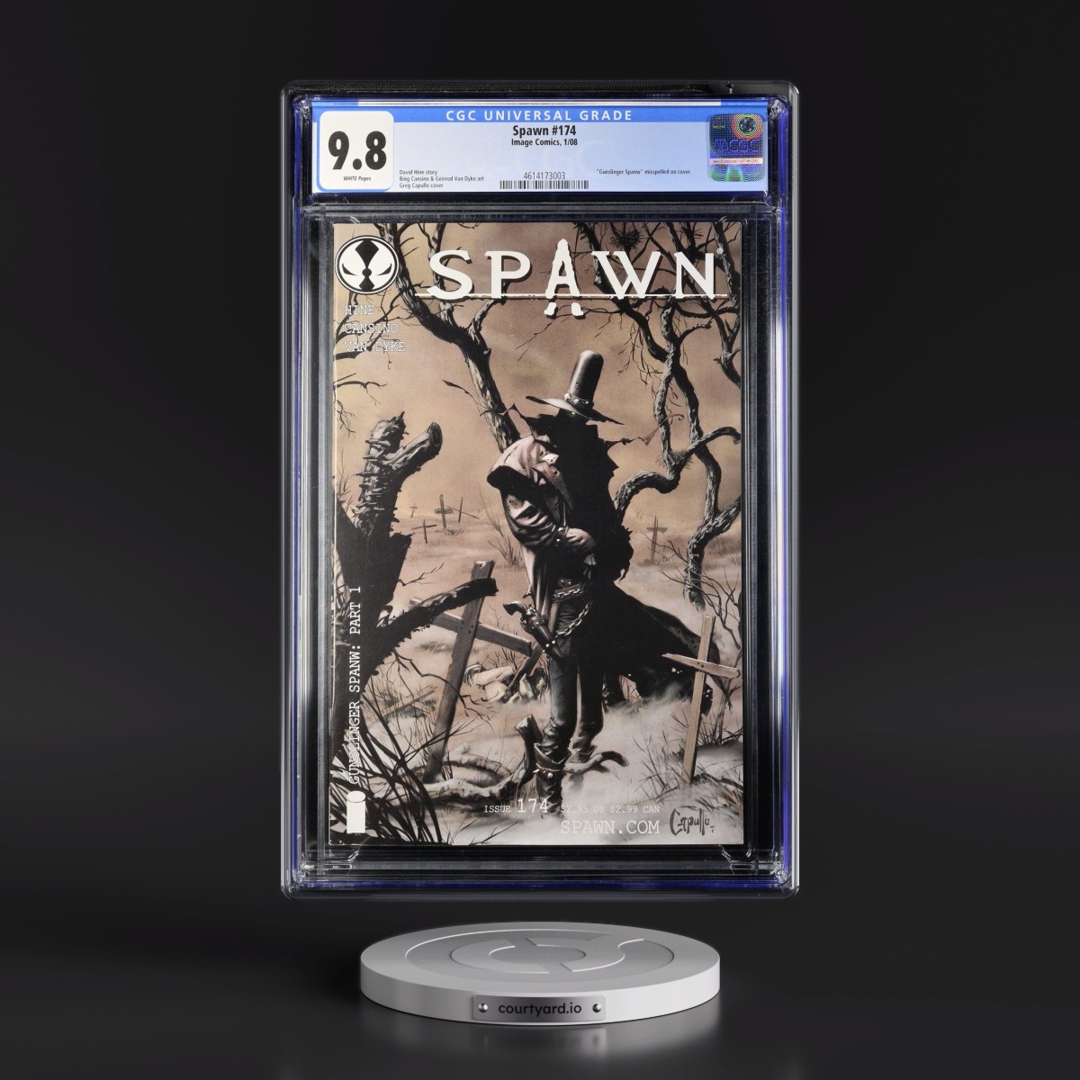 Spawn #174 CGC 9.8 White Pages (Image Comics, 1/08)