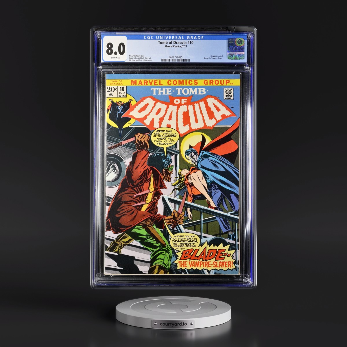 Tomb of Dracula #10 CGC 8.0 White Pages (Marvel Comics, 7/73) - Universal