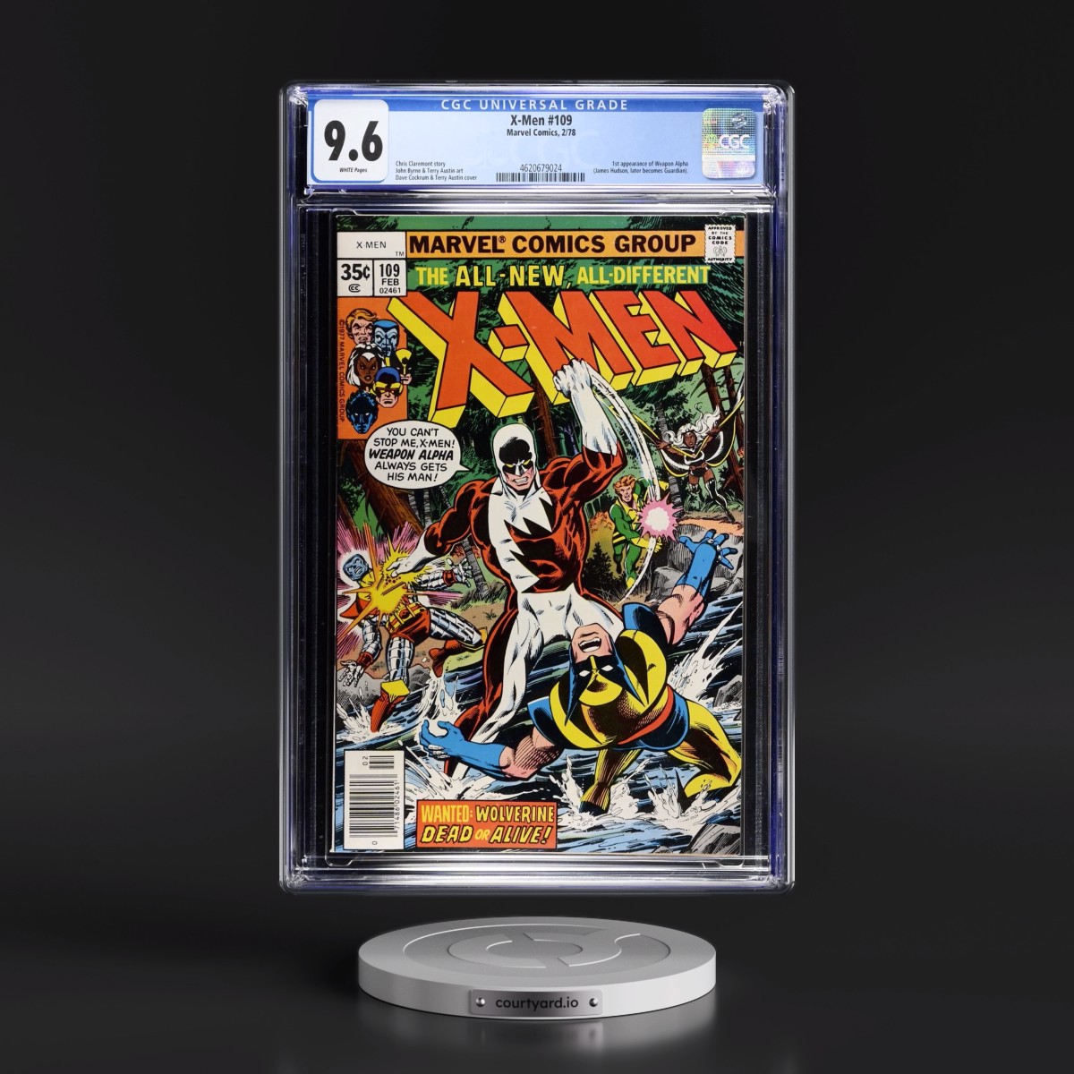 X-Men #109 CGC 9.6 White Pages (Marvel Comics, 2/78)
