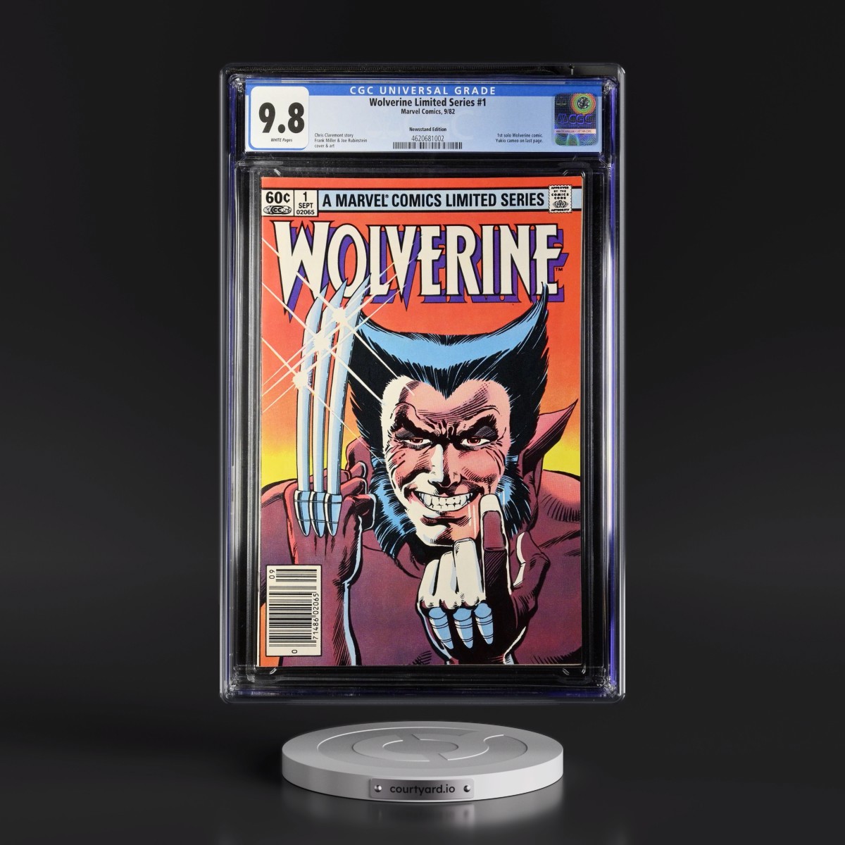 Wolverine Limited Series #1 CGC 9.8 White Pages (Marvel Comics, 9/82) - Newsstand Edition