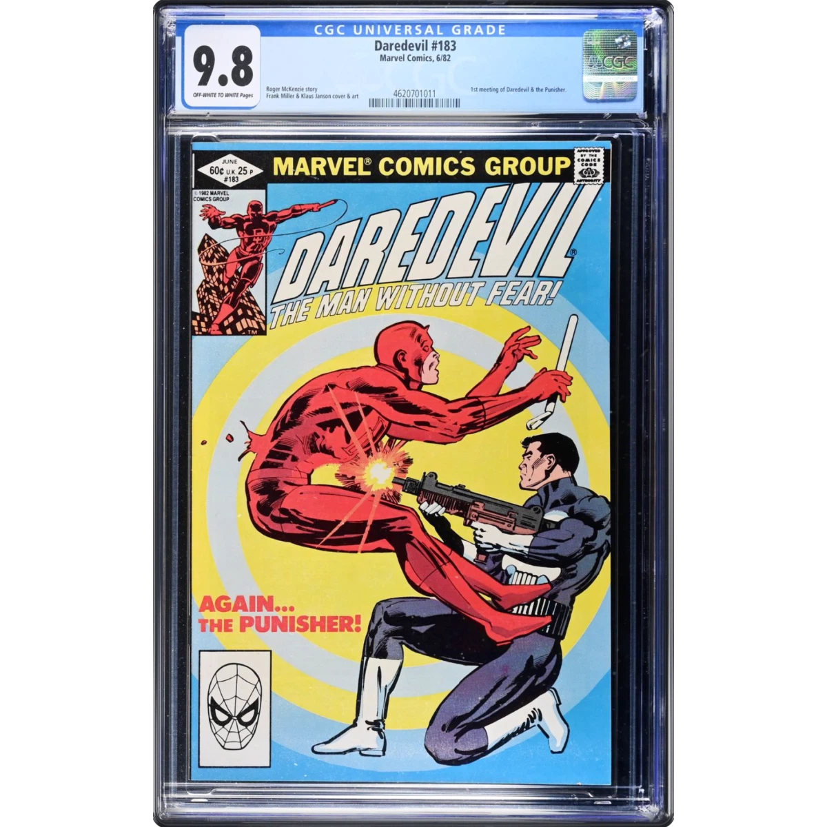 Daredevil #183 CGC 9.8 Off-white to White Pages (Marvel Comics, 6/82) - Universal