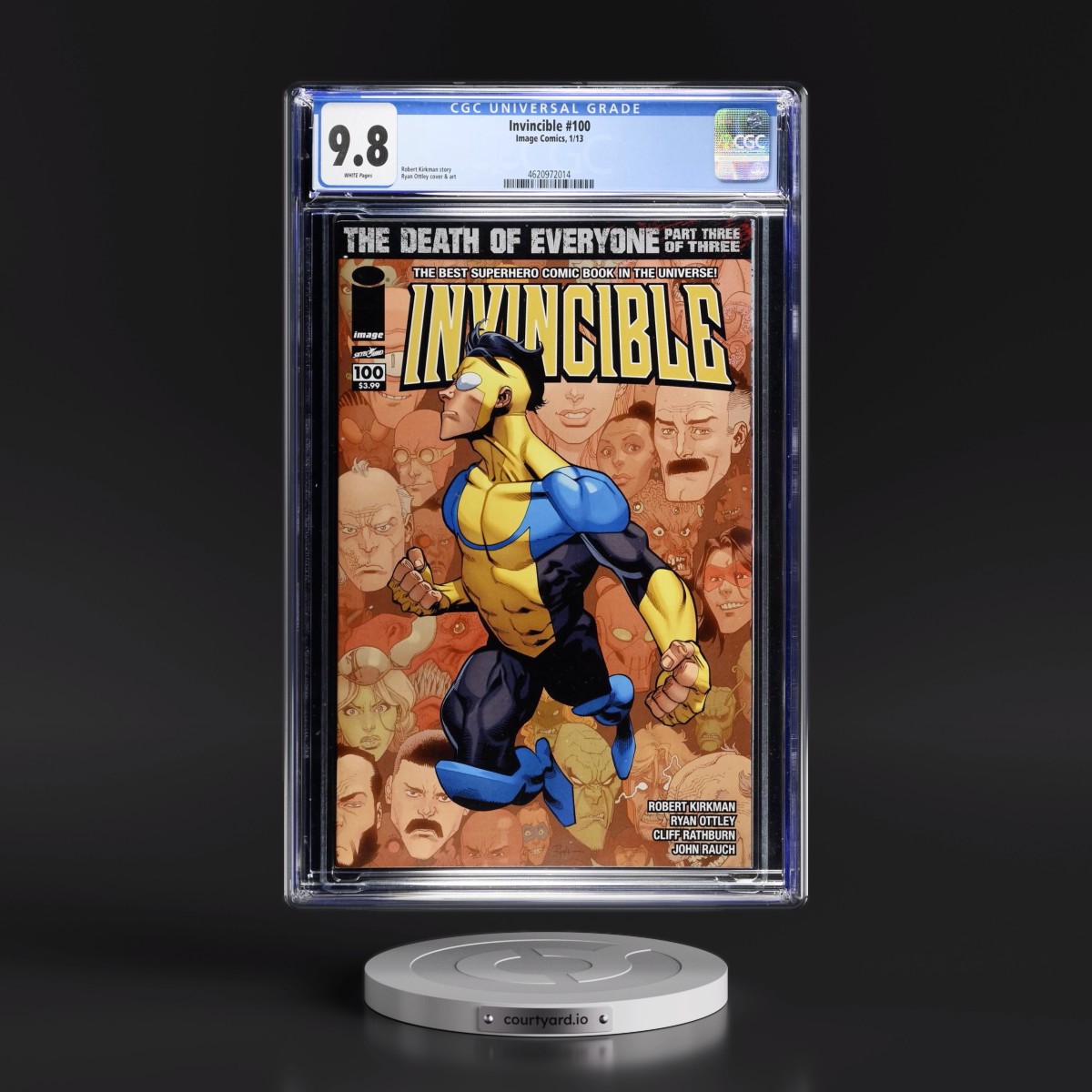 Invincible #100 CGC 9.8 White Pages (Image Comics, 1/13)