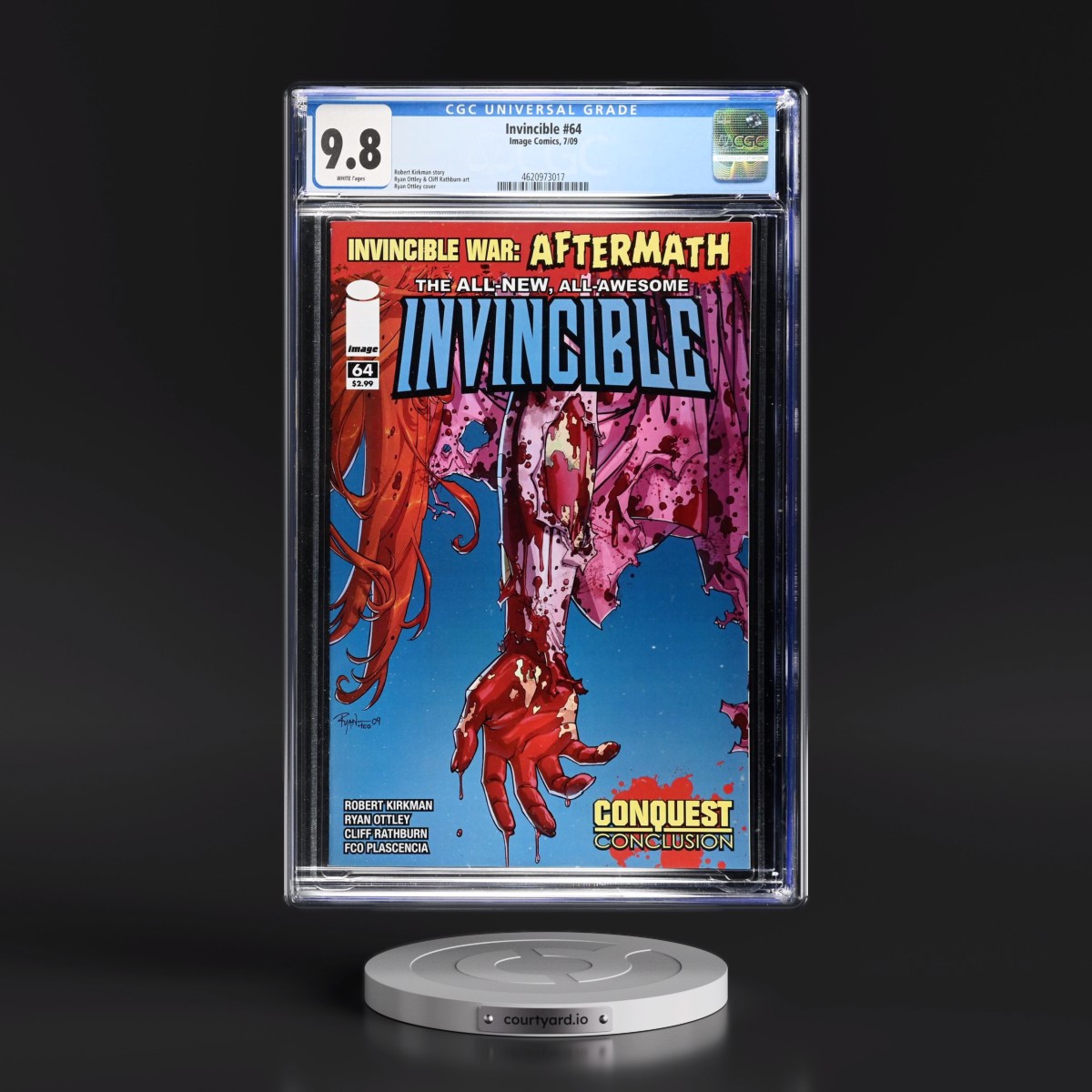 Invincible #64 CGC 9.8 White Pages (Image Comics, 7/09)