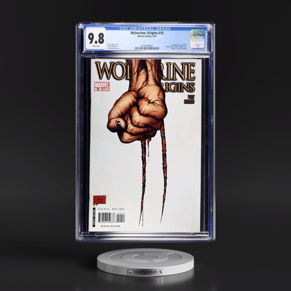 Wolverine: Origins #10 CGC 9.8 White Pages (Marvel Comics, 3/07)