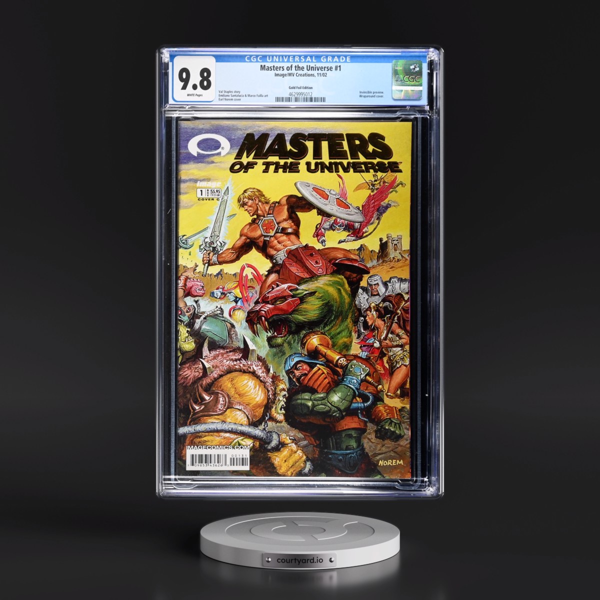 Masters of the Universe #1 CGC 9.8 White Pages (Image/MV Creations, 11/02) - Universal Gold Foil Edition