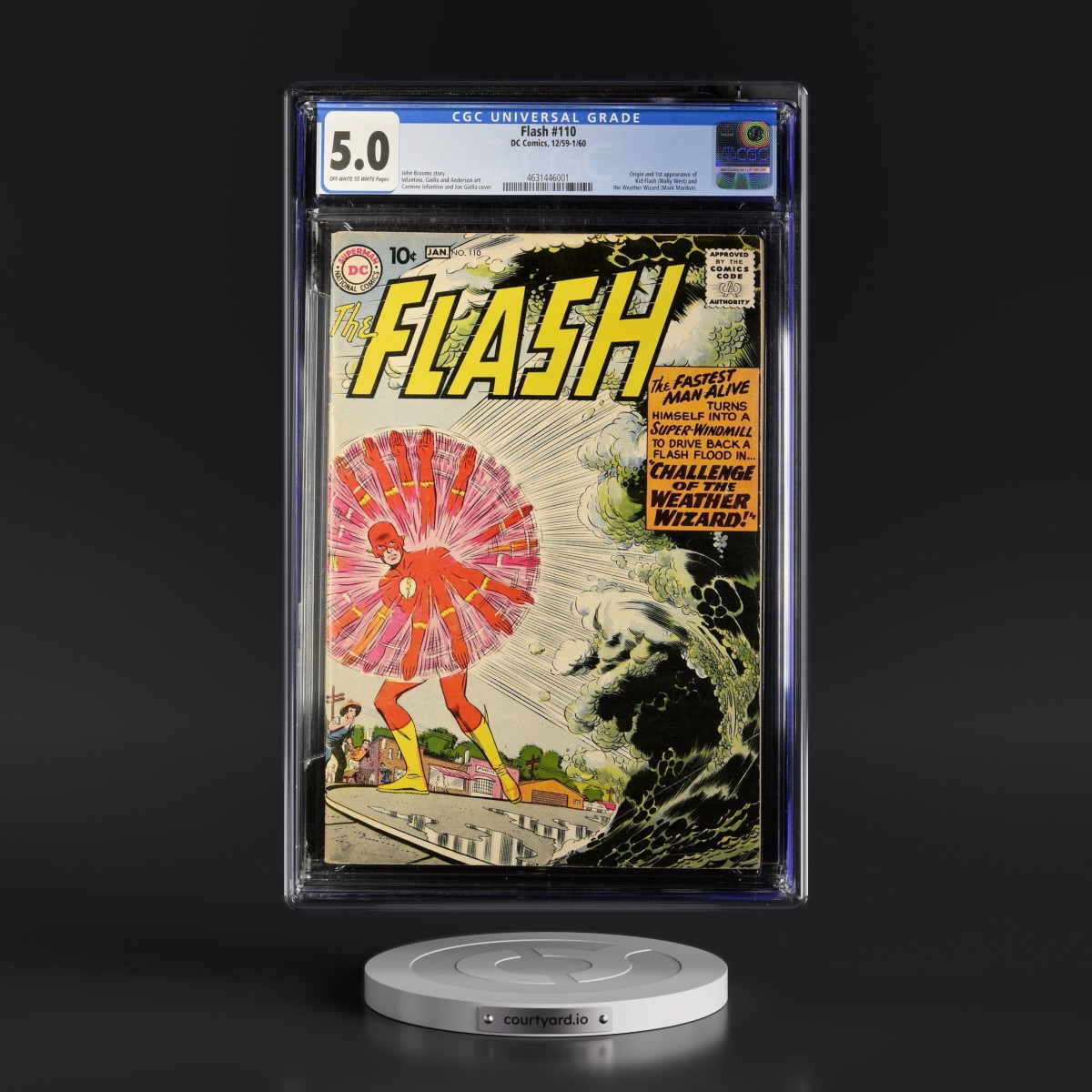 Flash #110 CGC 5.0 Off-white to White Pages (DC Comics, 12/59-1/60) - Universal