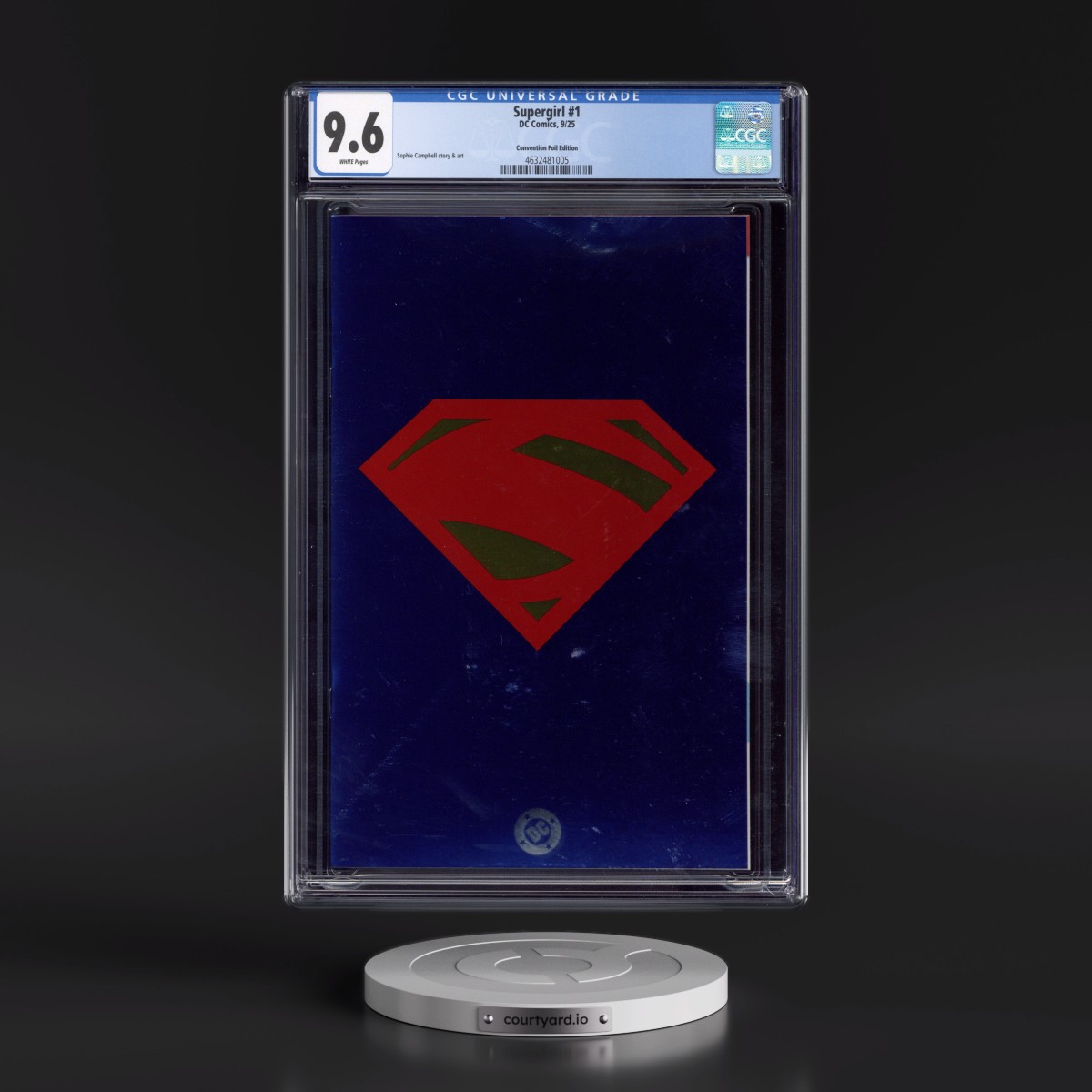 Supergirl #1 CGC 9.6 White Pages (DC Comics, 9/25) - Universal Convention Foil Edition