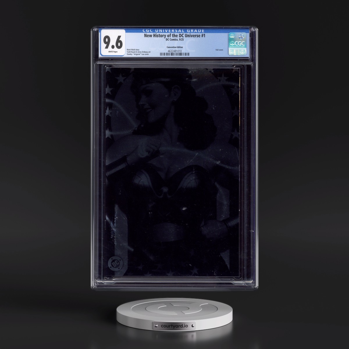 New History of the DC Universe #1 CGC 9.6 White Pages (DC Comics, 9/25) - Universal Convention Edition