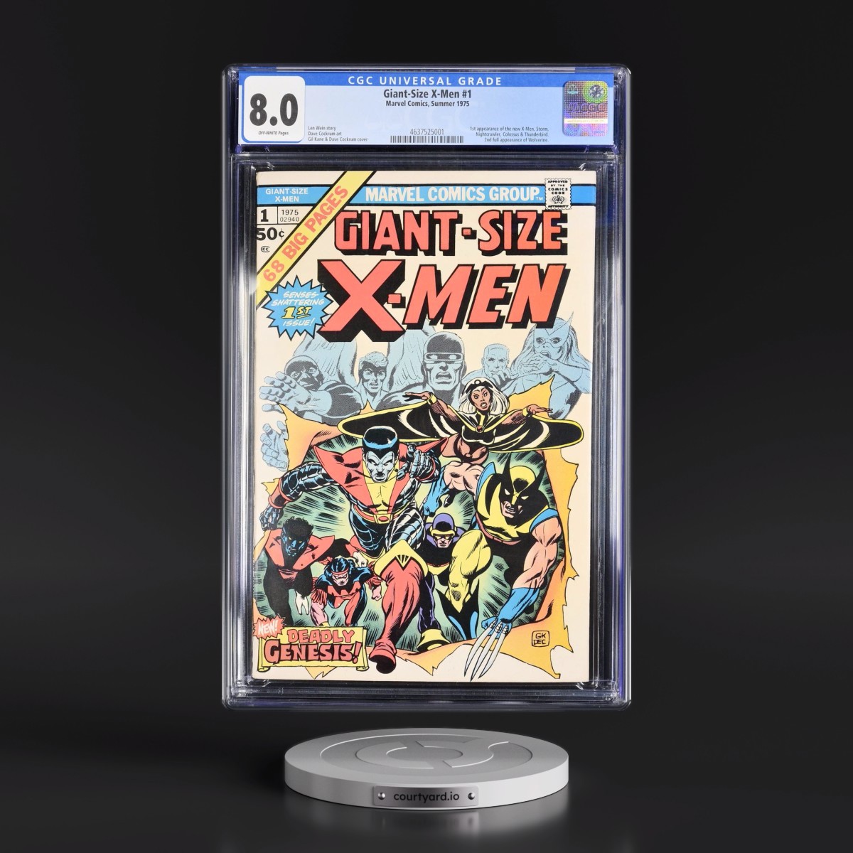 Giant-Size X-Men #1 CGC 8.0 Off-white Pages (Marvel Comics, Summer 1975) - Universal