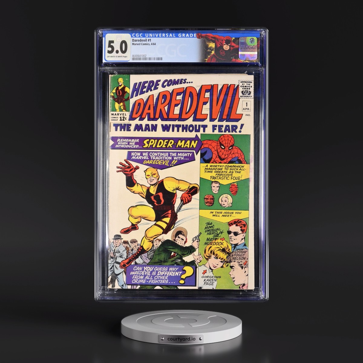 Daredevil #1 CGC 5.0 Off-white to White Pages (Marvel Comics, 4/64) - Universal