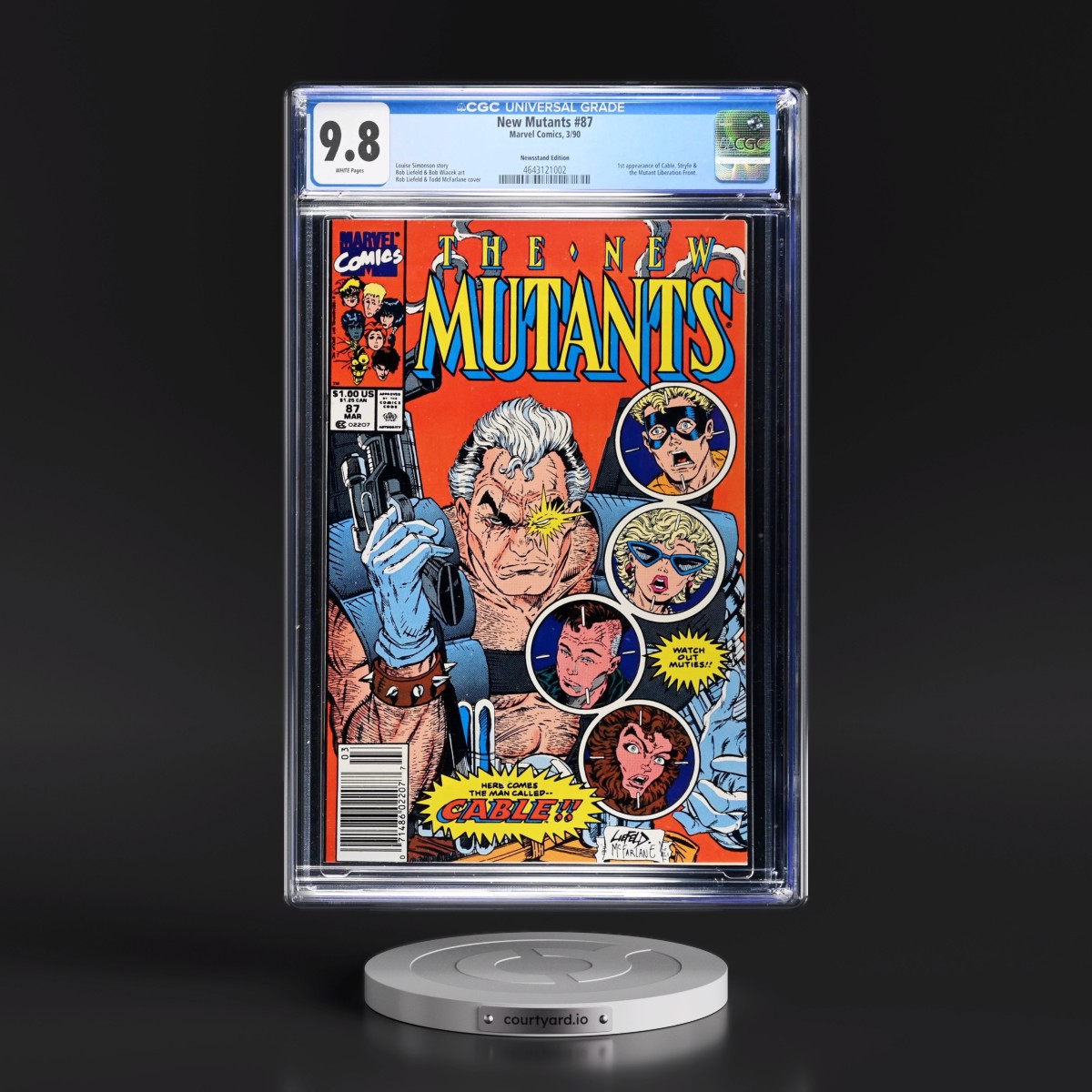 New Mutants #87 CGC 9.8 White Pages (Marvel Comics, 3/90) - Newsstand Edition Universal