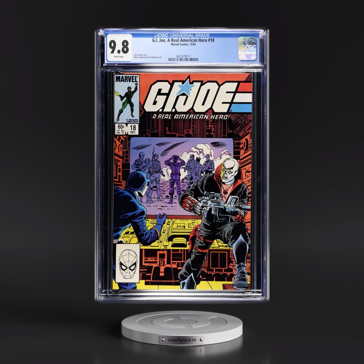 G.I. Joe, A Real American Hero #18 CGC 9.8 White Pages (Marvel Comics, 12/83) - Universal