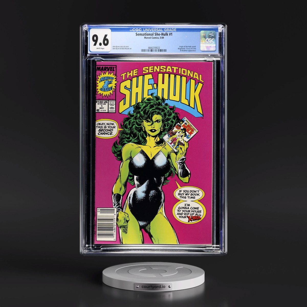 Sensational She-Hulk #1 CGC 9.6 White Pages (Marvel Comics, 5/89) - Universal