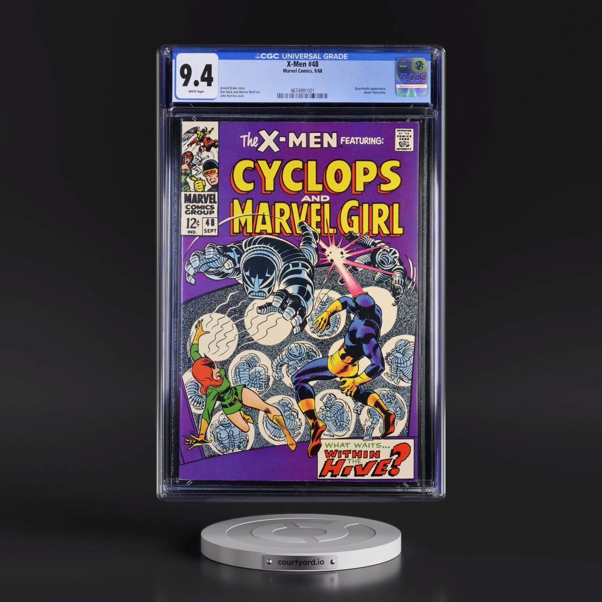 X-Men #48 CGC 9.4 White Pages (Marvel Comics, 9/68) - Universal