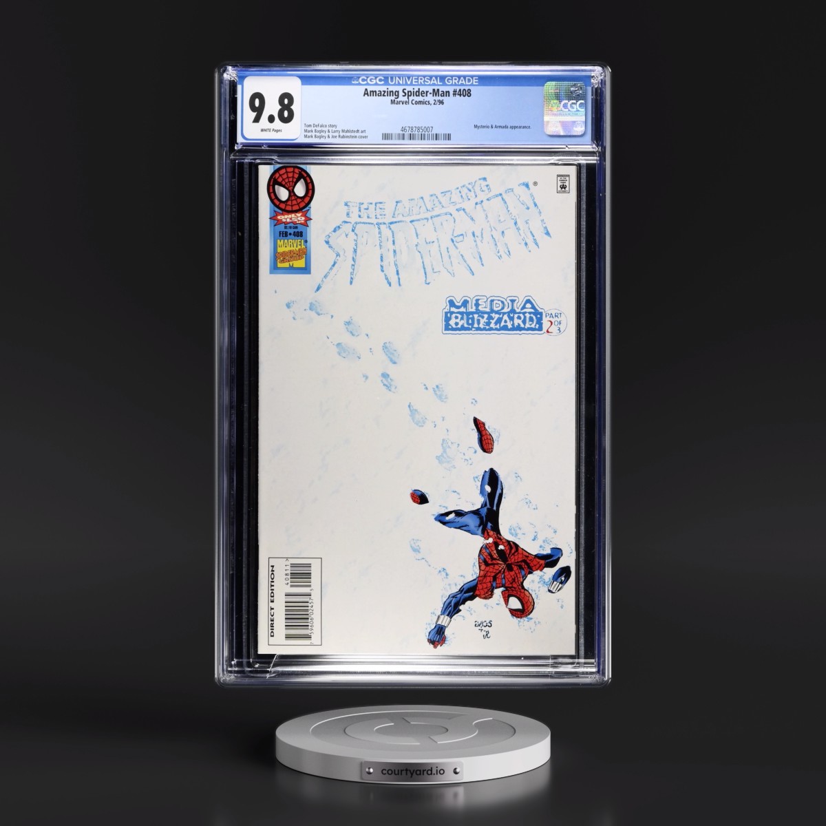 Amazing Spider-Man #408 CGC 9.8 White Pages (Marvel Comics, 2/96) - Universal