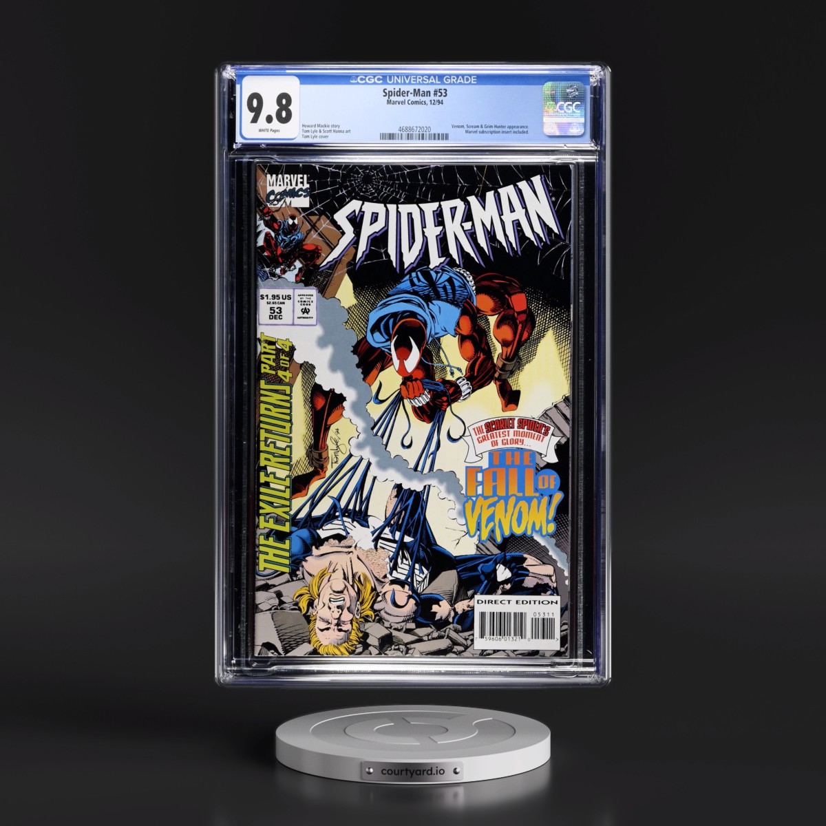 Spider-Man #53 CGC 9.8 White Pages (Marvel Comics, 12/94) - Universal