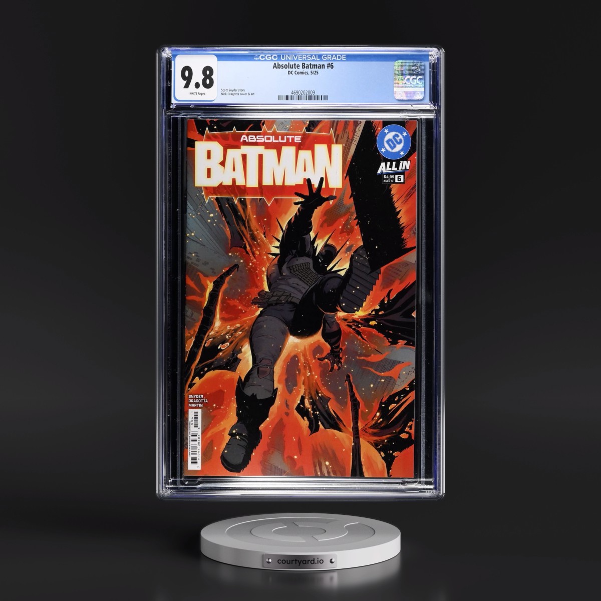 Absolute Batman #6 CGC 9.8 White Pages (DC Comics, 5/25) - Universal