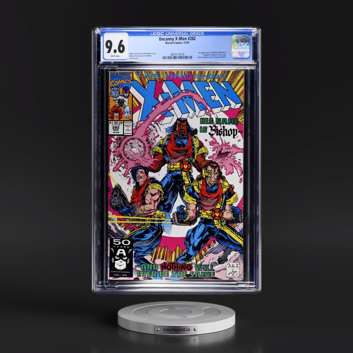 Uncanny X-Men #282 CGC 9.6 White Pages (Marvel Comics, 11/91) - Universal