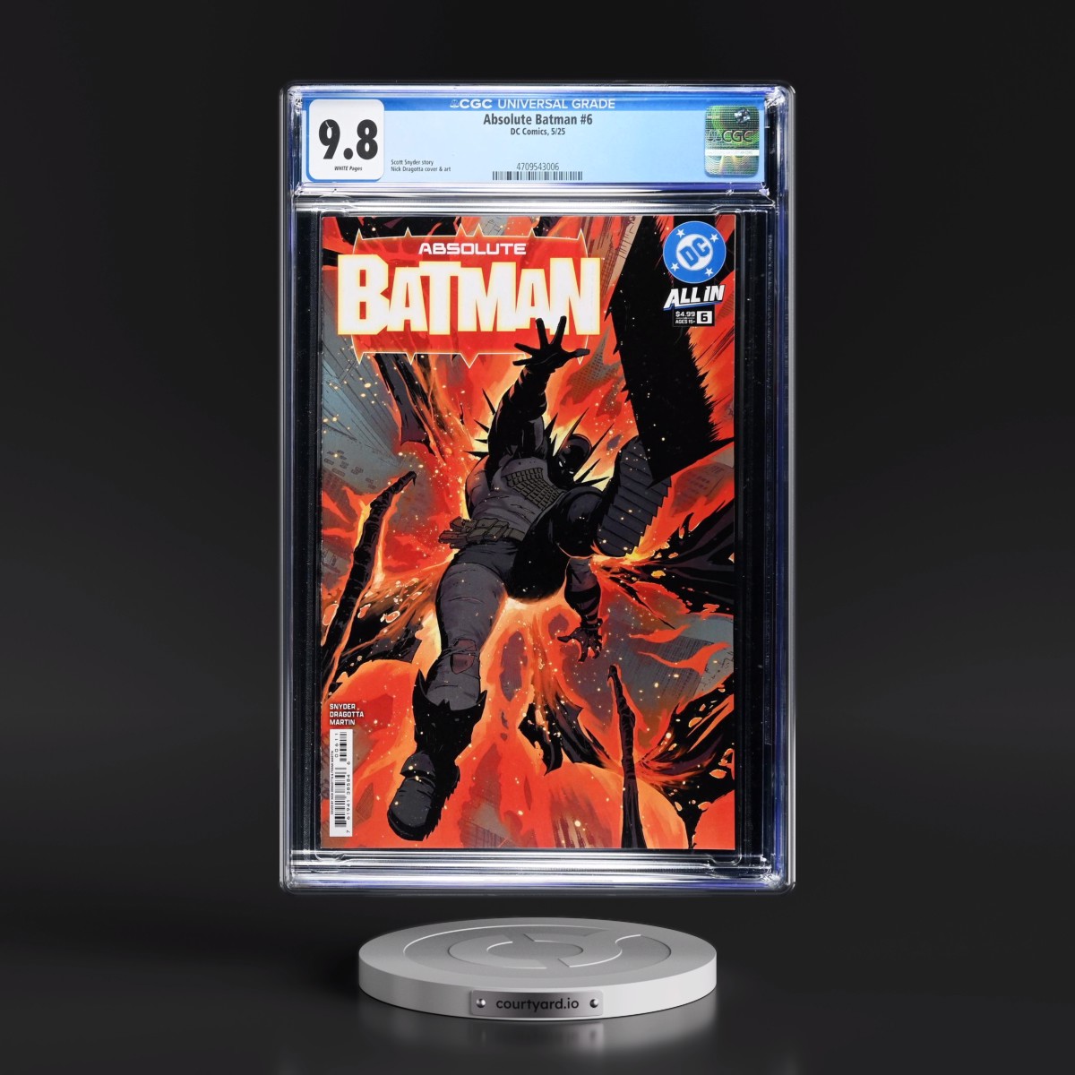 Absolute Batman #6 CGC 9.8 White Pages (DC Comics, 5/25) - Universal