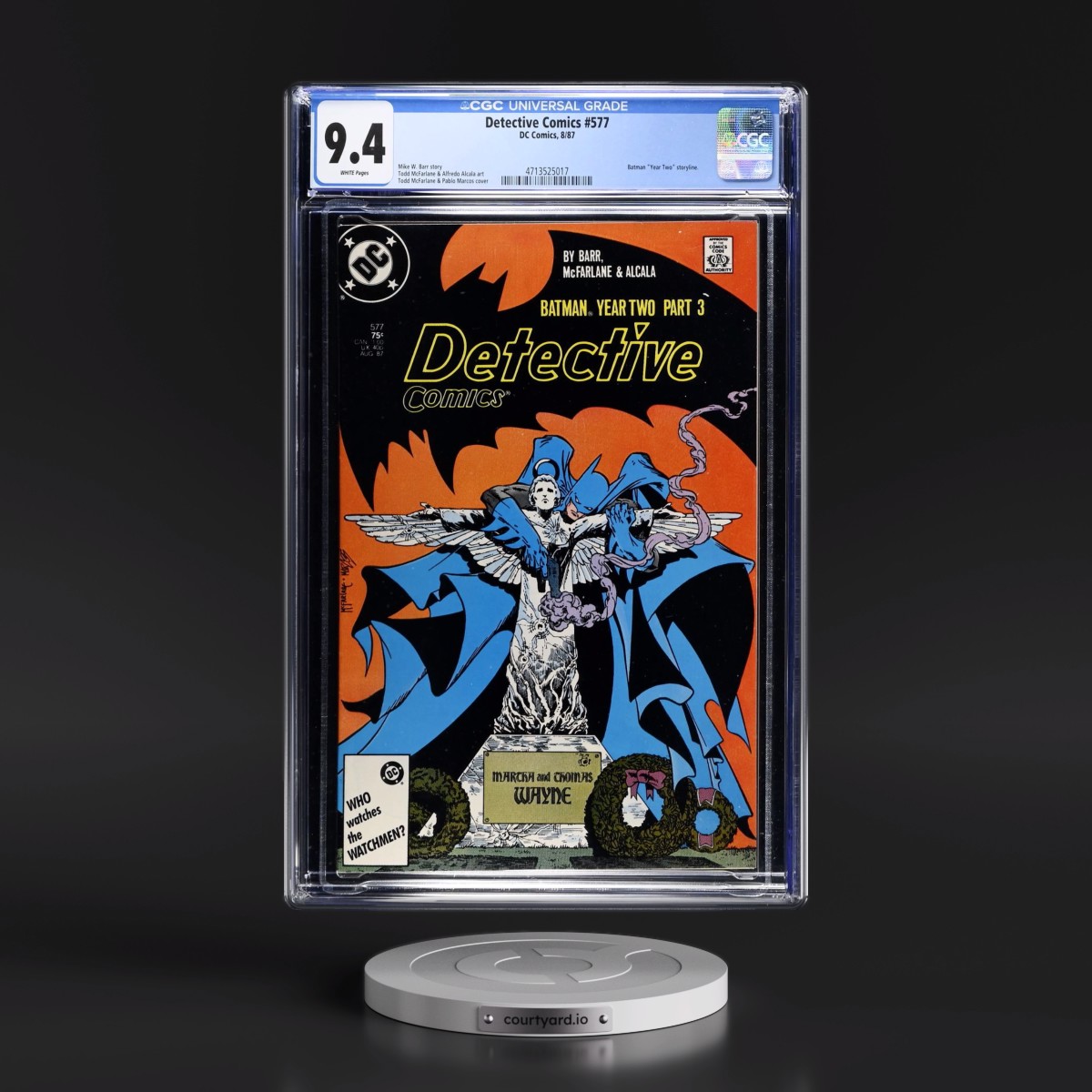 Detective Comics #577 CGC 9.4 White Pages (DC Comics, 8/87) - Universal